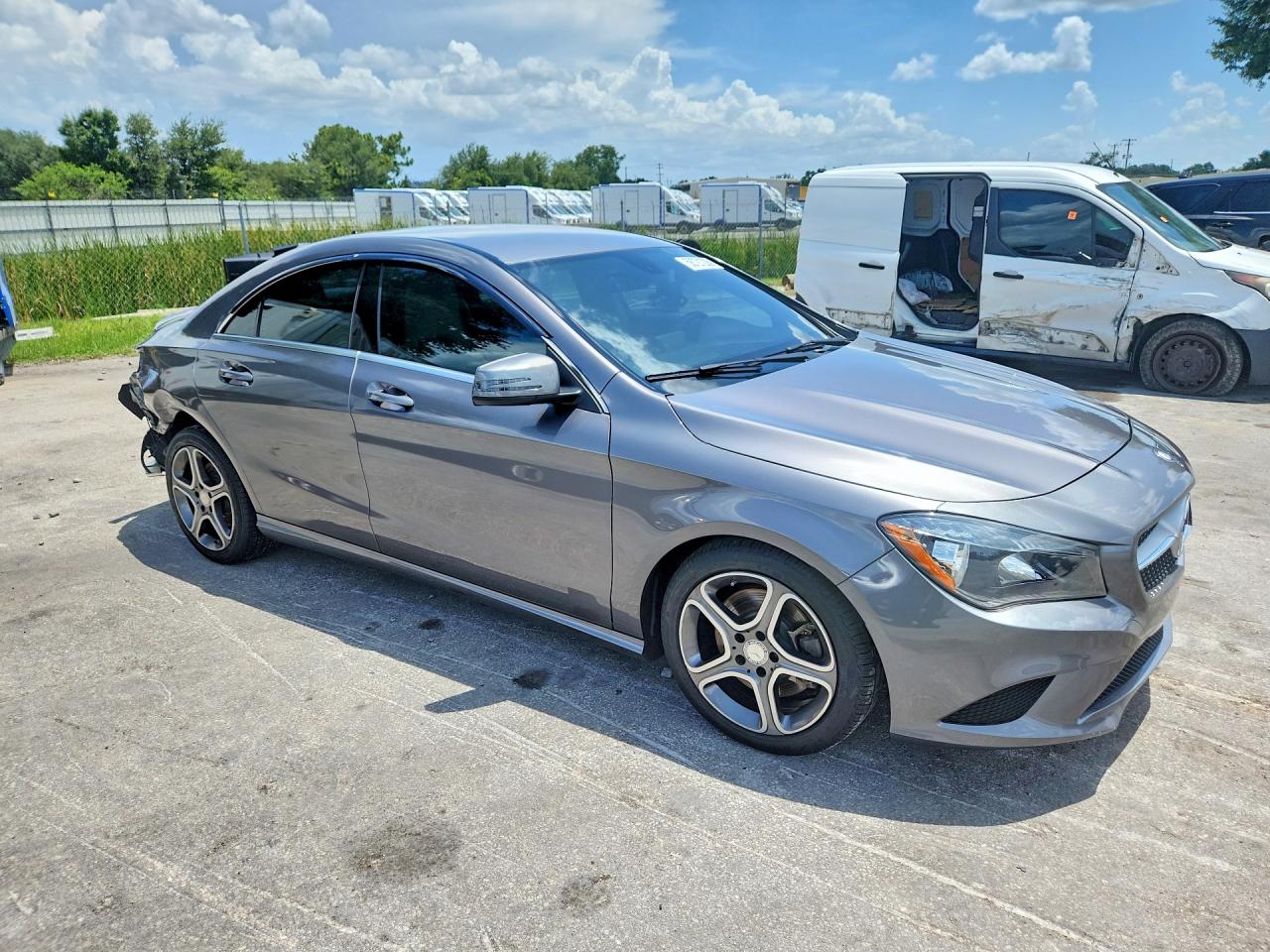 2014 Mercedes-benz Cla 250 4matic Gray vin: WDDSJ4GB4EN122722