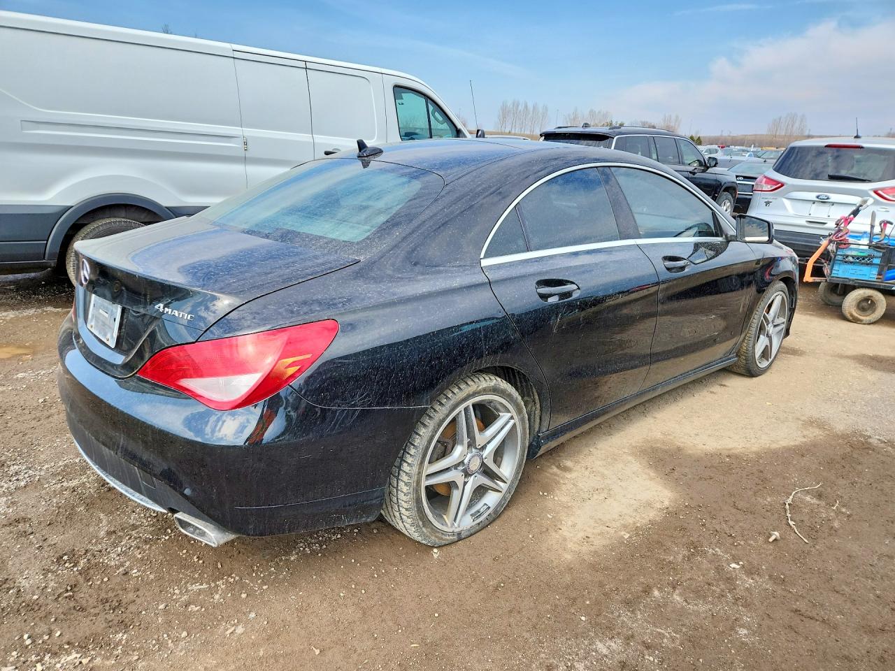 2014 Mercedes-benz Cla 250 4matic Black vin: WDDSJ4GB4EN127760
