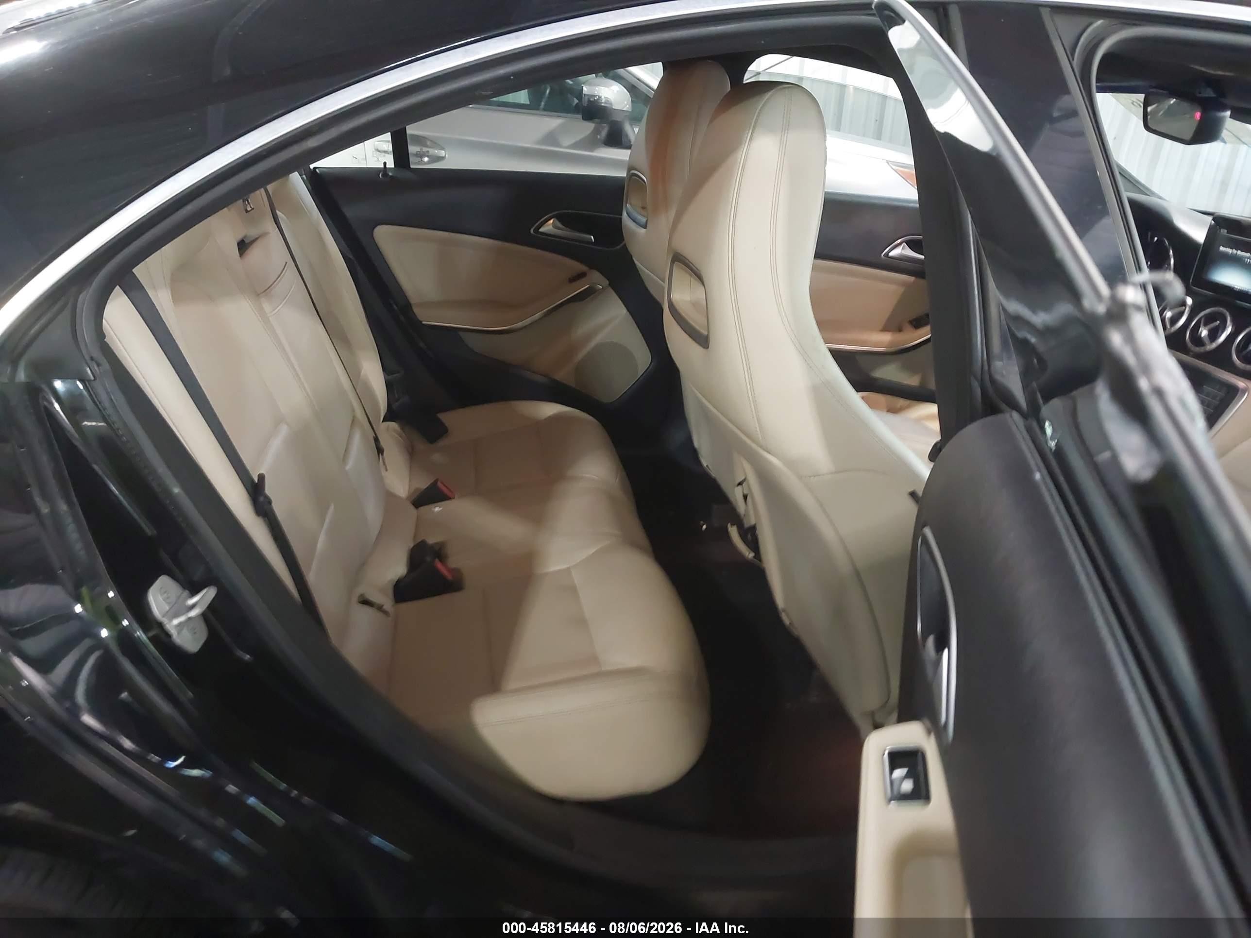 2015 Mercedes-benz Cla 250 4matic Black vin: WDDSJ4GB4FN186616