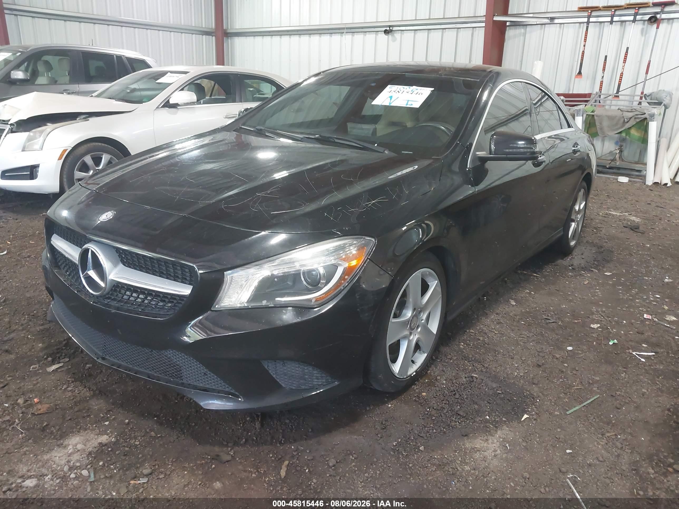 2015 Mercedes-benz Cla 250 4matic Black vin: WDDSJ4GB4FN186616