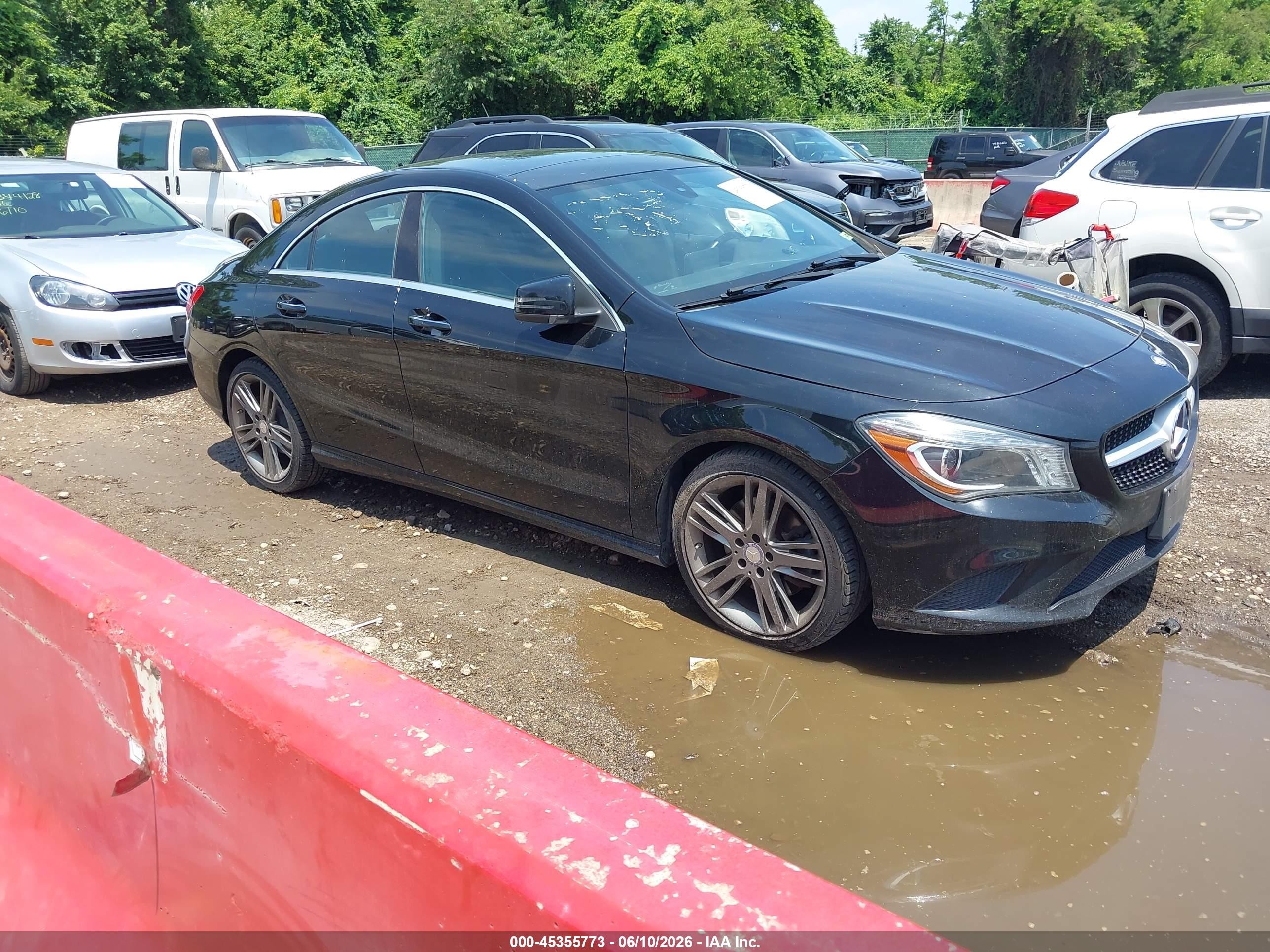 2015 Mercedes-benz Cla 250 4matic Black vin: WDDSJ4GB4FN187085
