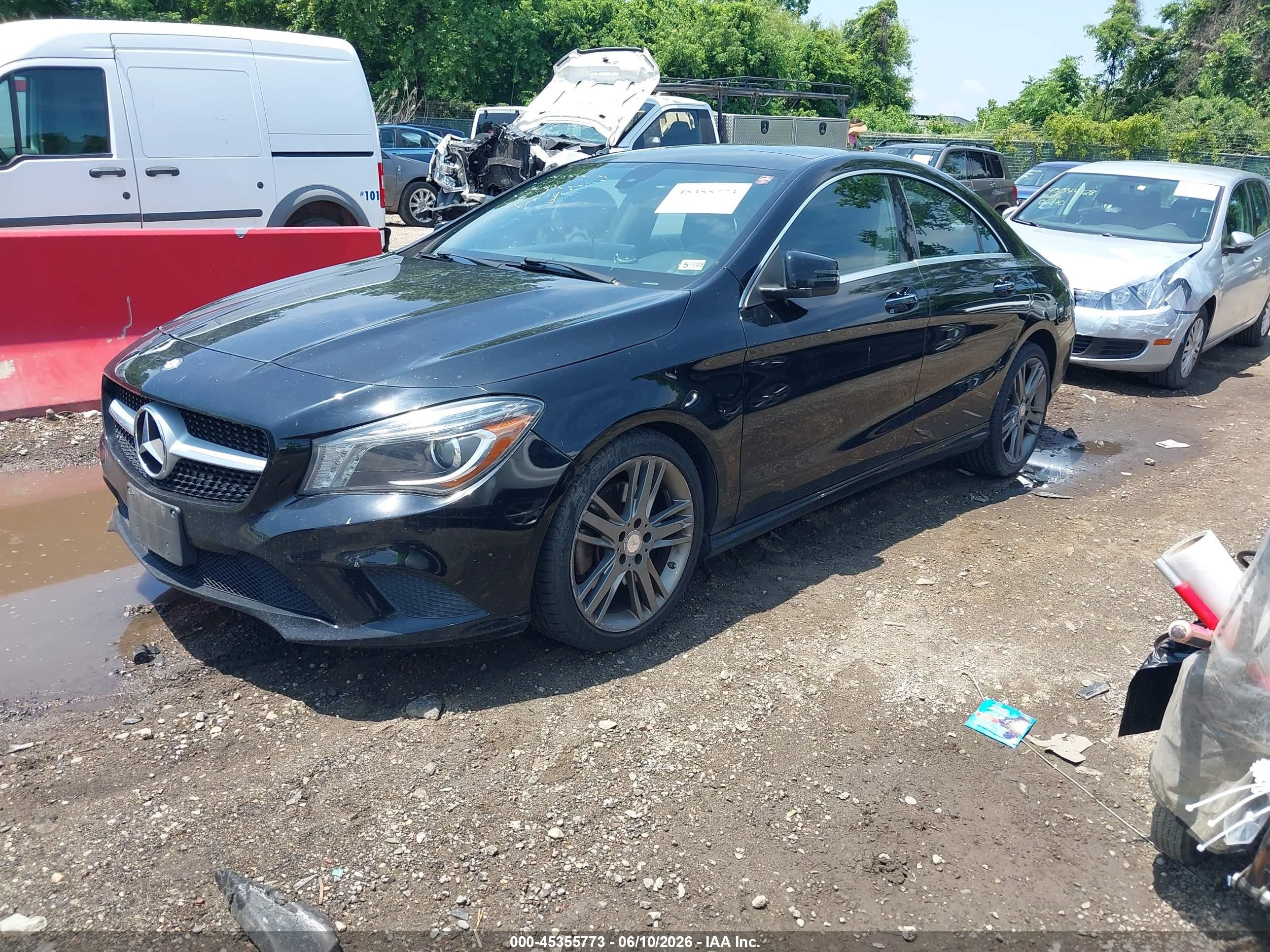 2015 Mercedes-benz Cla 250 4matic Black vin: WDDSJ4GB4FN187085