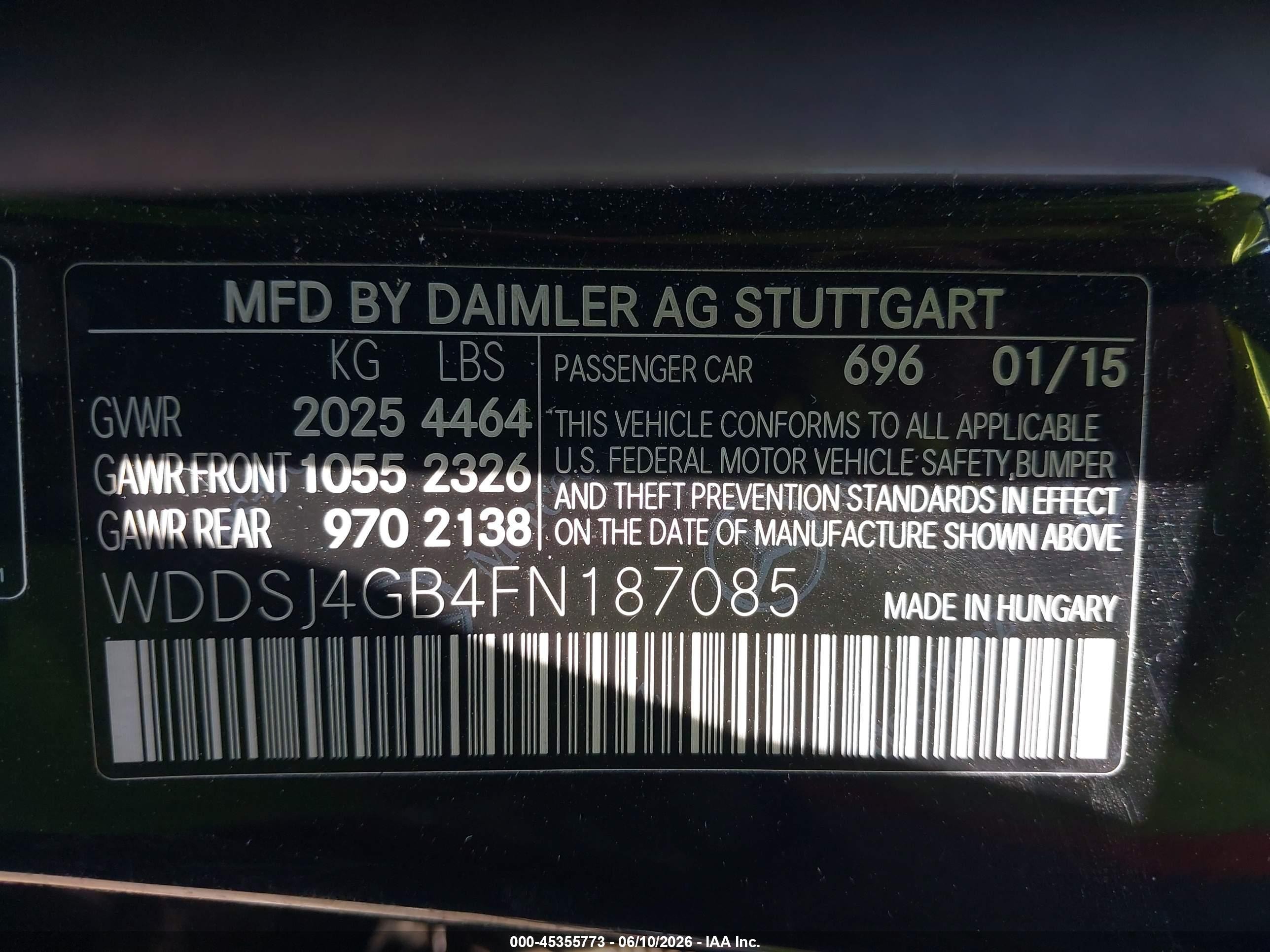 2015 Mercedes-benz Cla 250 4matic Black vin: WDDSJ4GB4FN187085