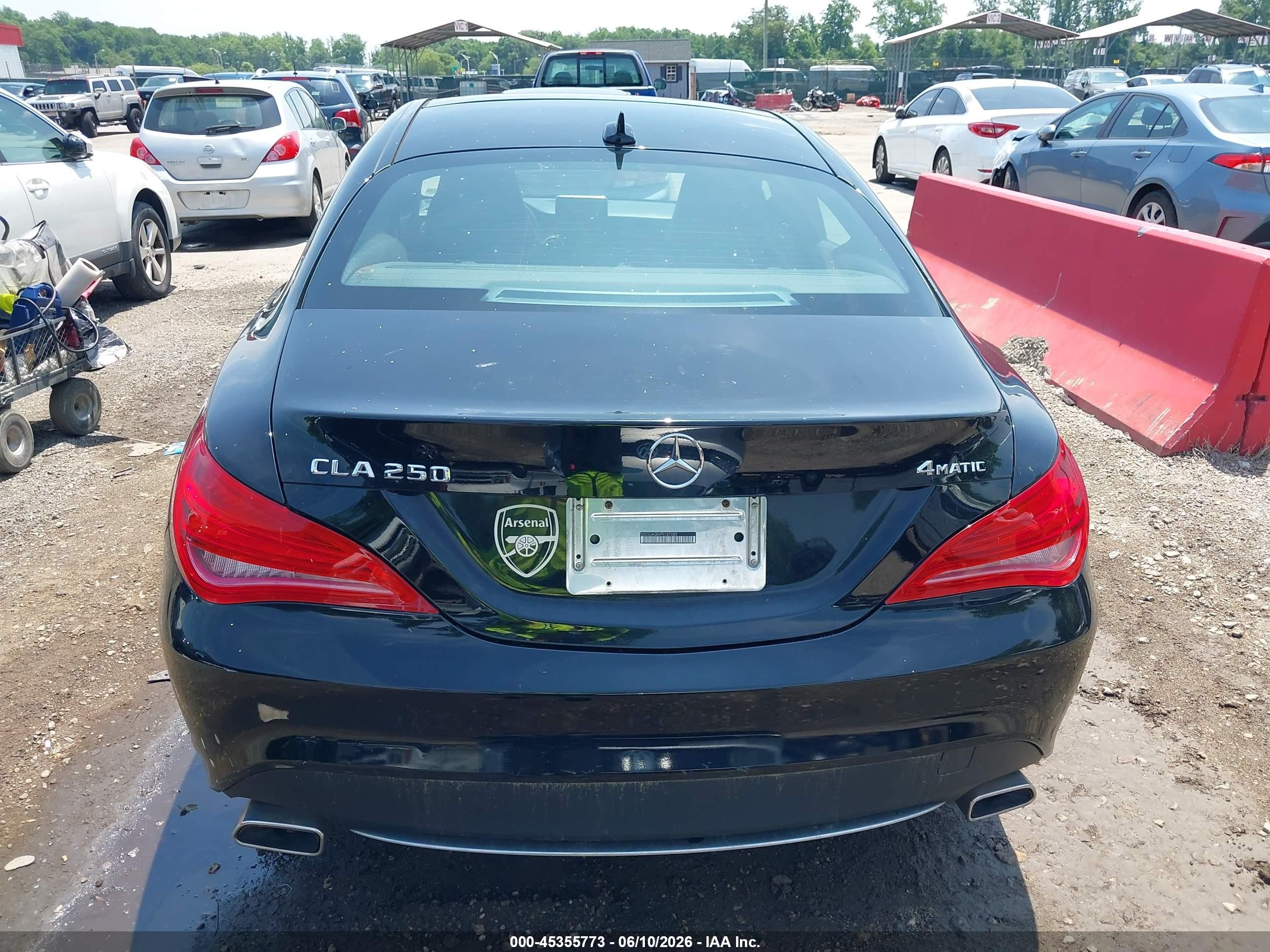2015 Mercedes-benz Cla 250 4matic Black vin: WDDSJ4GB4FN187085