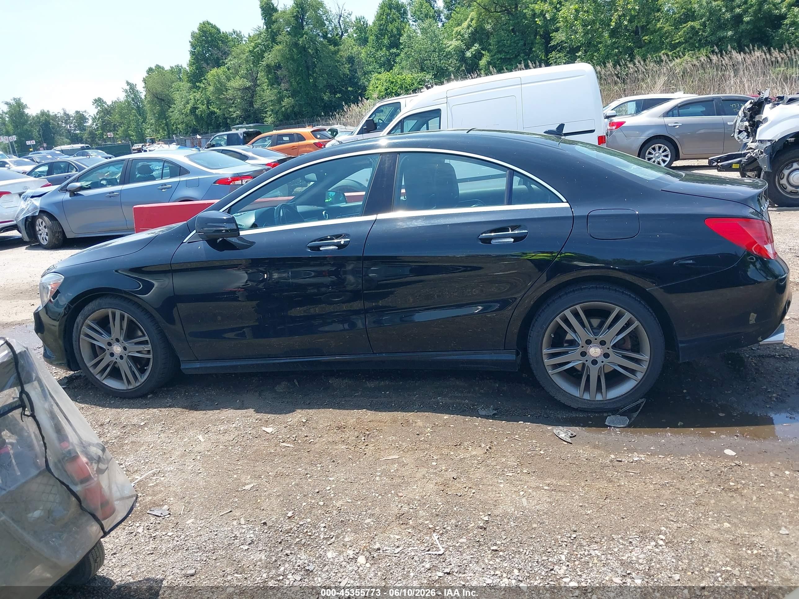2015 Mercedes-benz Cla 250 4matic Black vin: WDDSJ4GB4FN187085