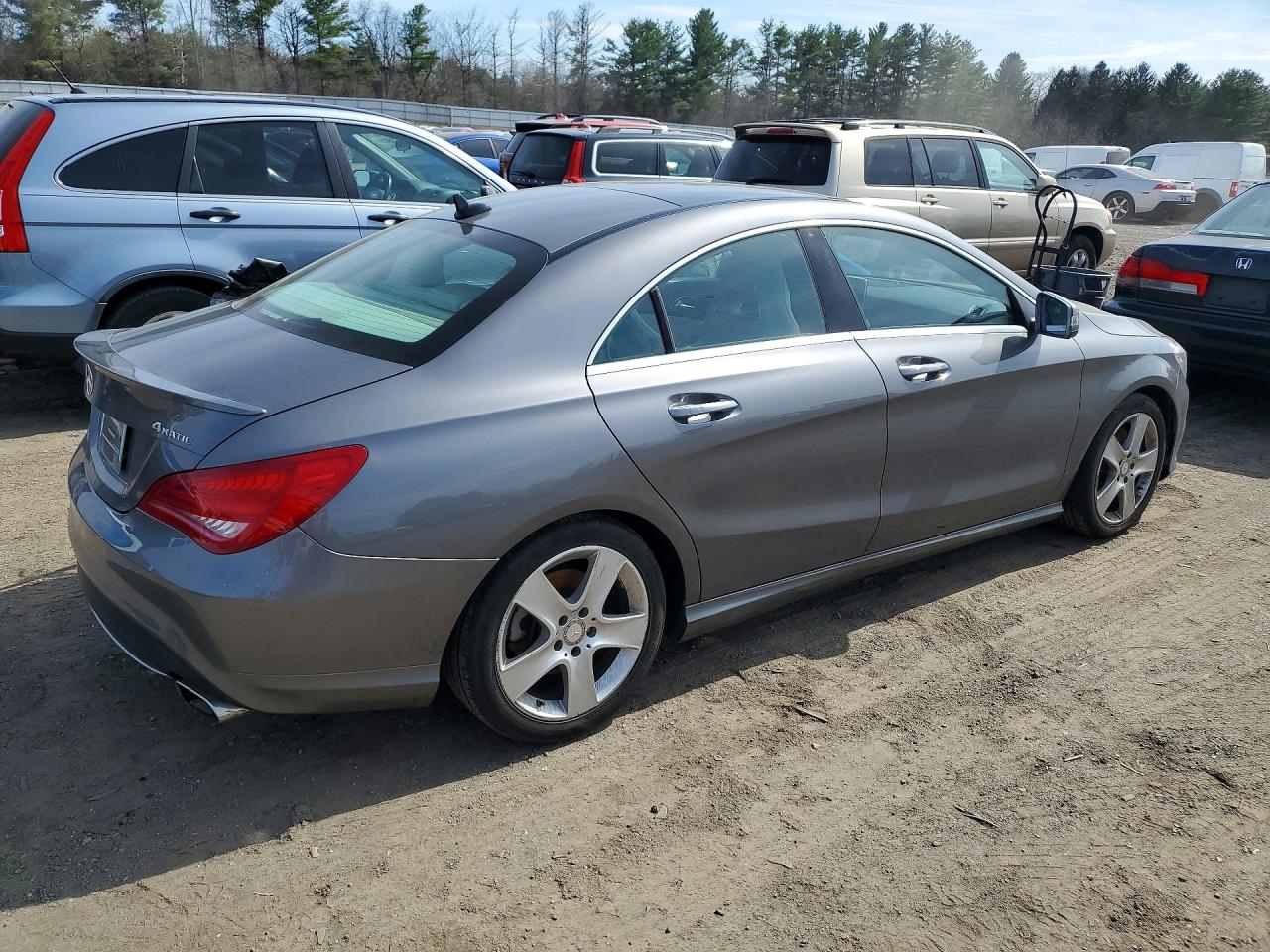 2015 Mercedes-benz Cla 250 4matic Серебряный vin: WDDSJ4GB4FN219470