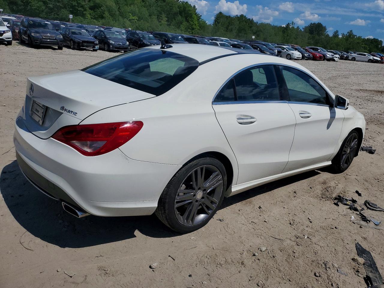 2015 Mercedes-benz Cla 250 4matic White vin: WDDSJ4GB4FN266529