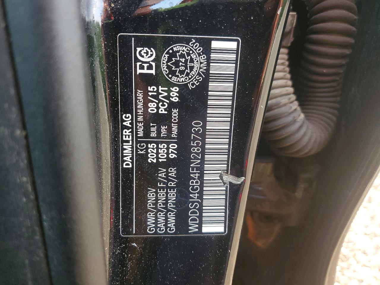 2015 Mercedes-benz Cla 250 4matic Black vin: WDDSJ4GB4FN285730