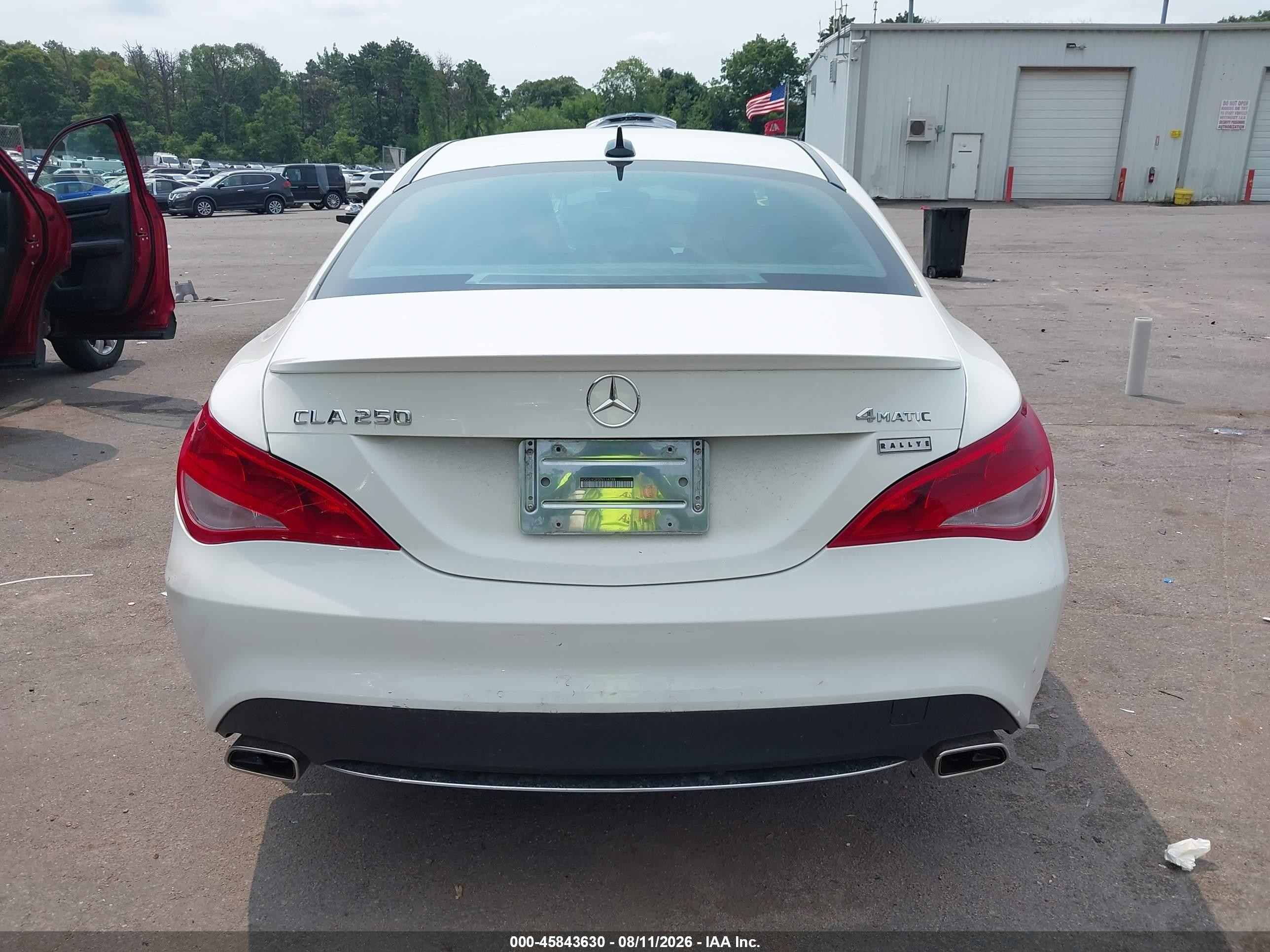 2014 Mercedes-benz Cla 250 4matic White vin: WDDSJ4GB5EN114788