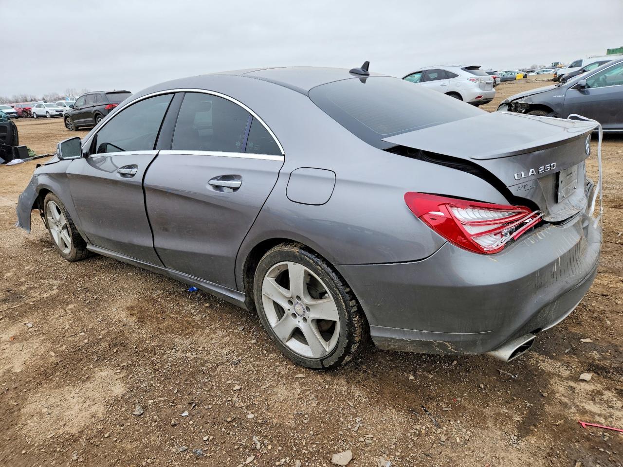 2015 Mercedes-benz Cla 250 4matic Gray vin: WDDSJ4GB5FN185667