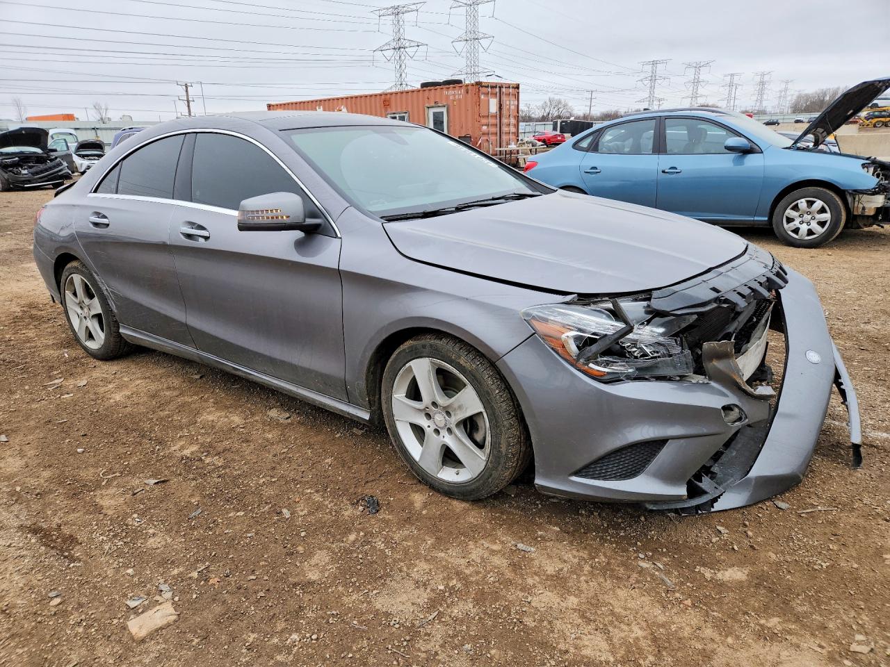 2015 Mercedes-benz Cla 250 4matic Gray vin: WDDSJ4GB5FN185667