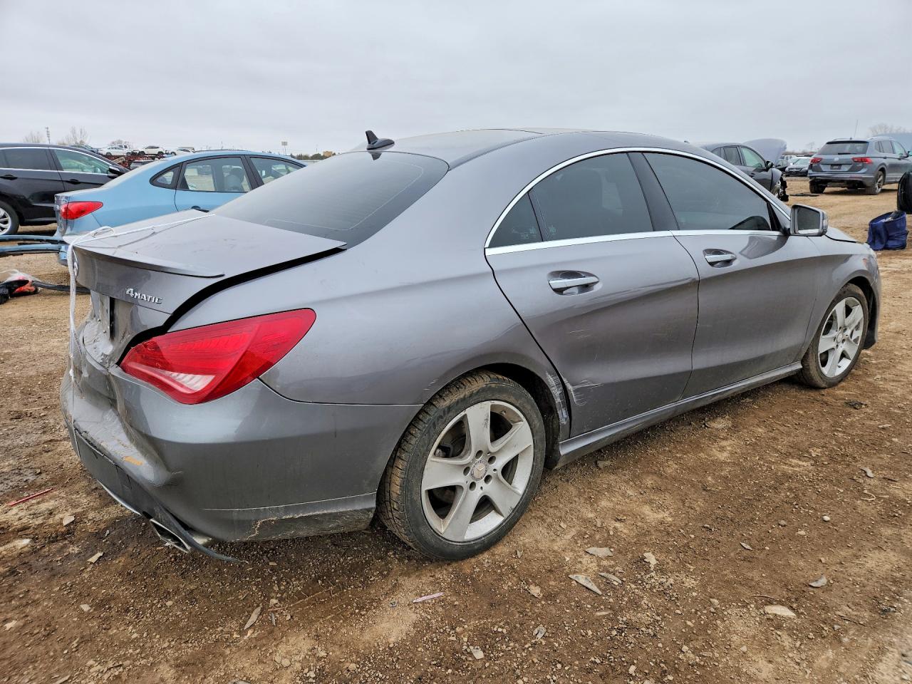 2015 Mercedes-benz Cla 250 4matic Gray vin: WDDSJ4GB5FN185667