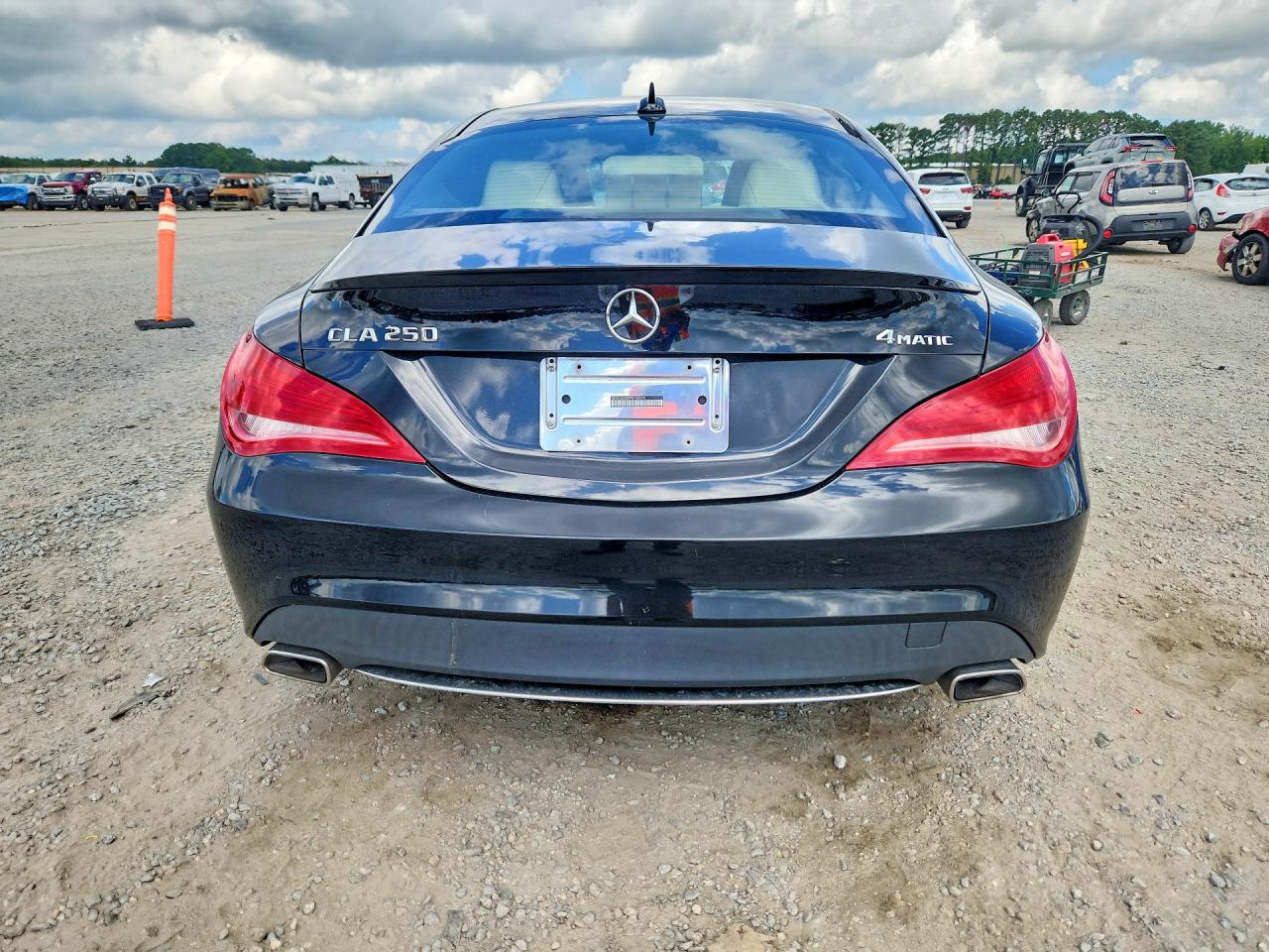 2015 Mercedes-benz Cla 250 4matic Черный vin: WDDSJ4GB5FN190478