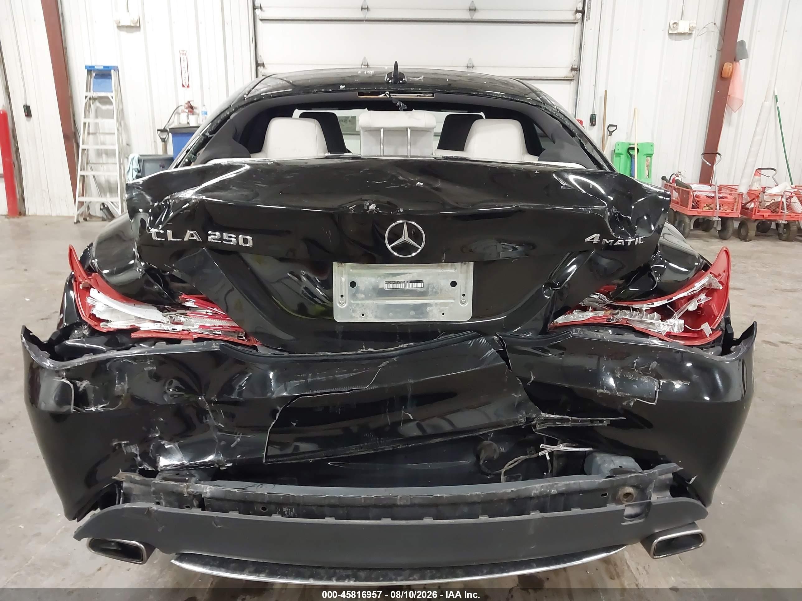 2015 Mercedes-benz Cla 250 4matic Black vin: WDDSJ4GB5FN204069
