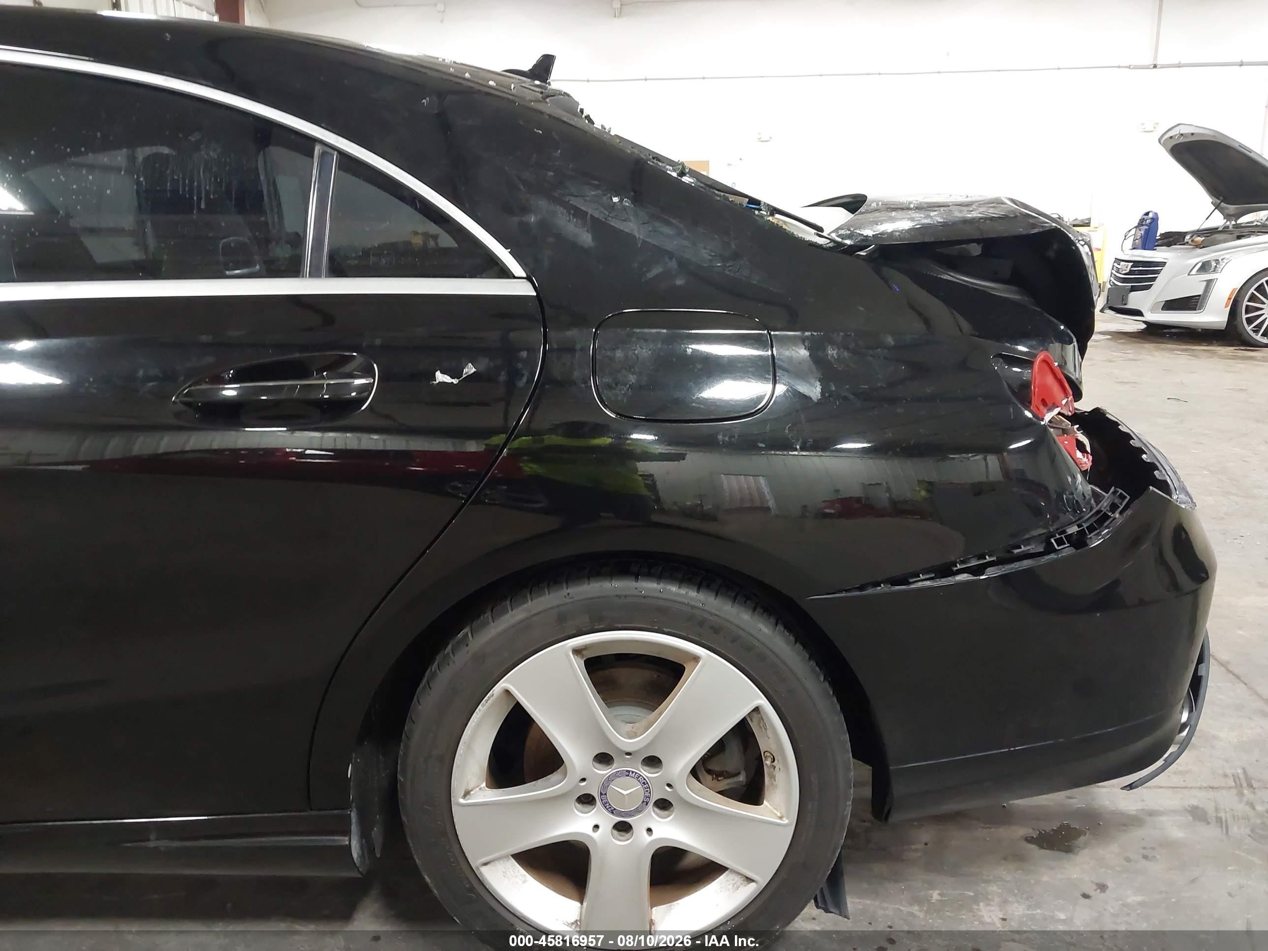 2015 Mercedes-benz Cla 250 4matic Black vin: WDDSJ4GB5FN204069