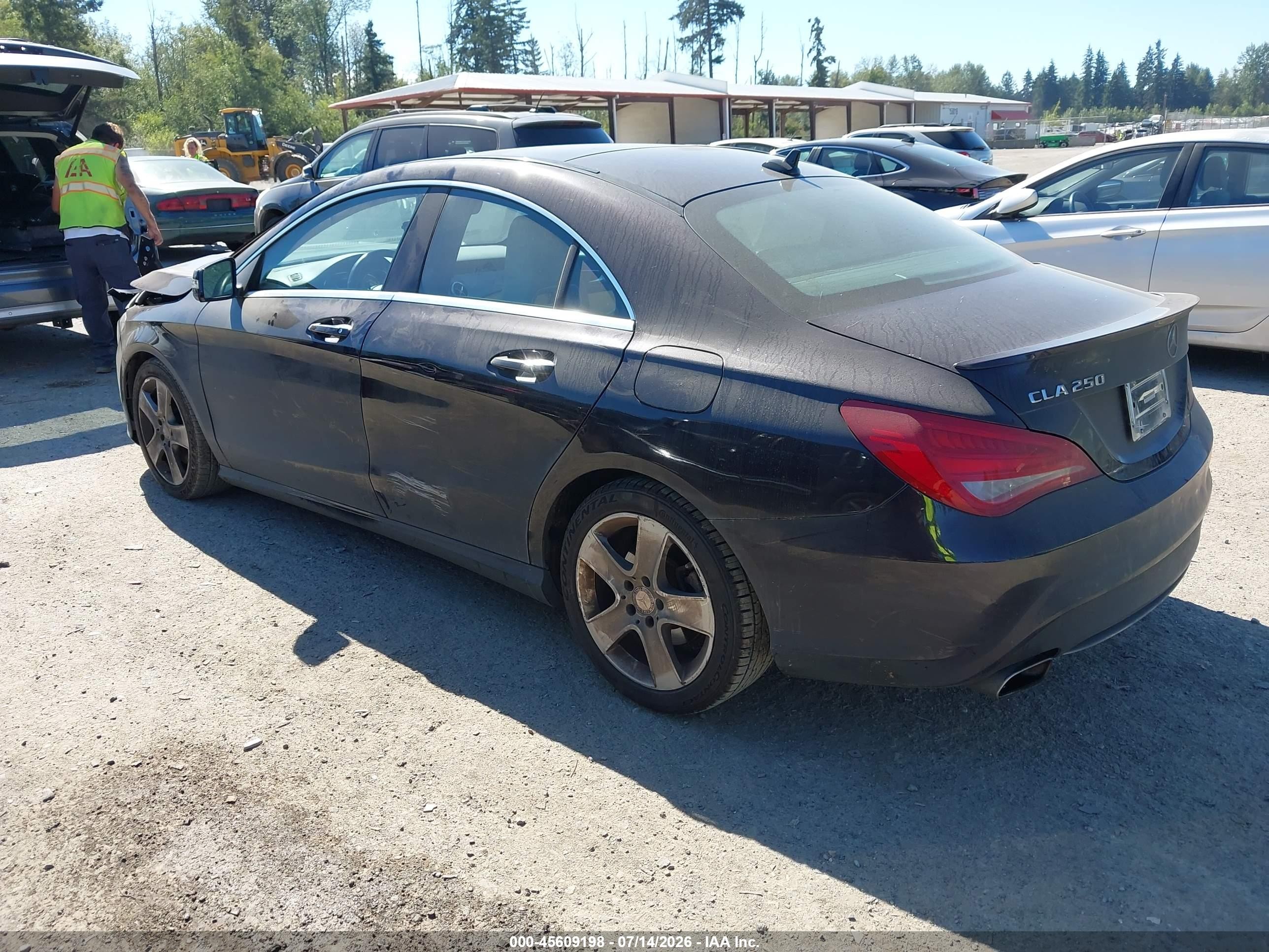 2015 Mercedes-benz Cla 250 4matic Purple vin: WDDSJ4GB5FN260822