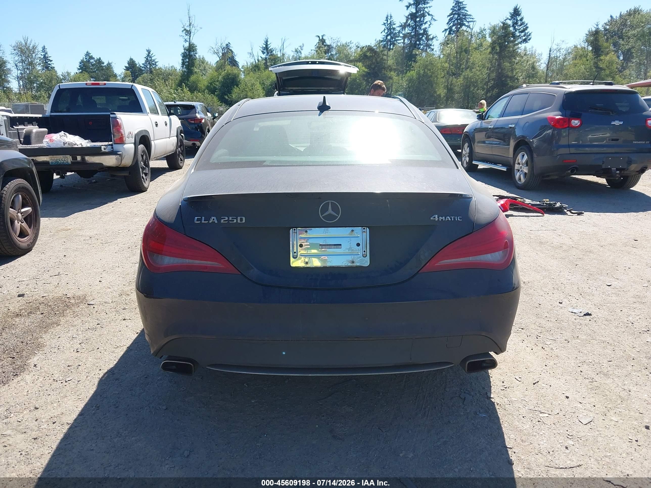 2015 Mercedes-benz Cla 250 4matic Purple vin: WDDSJ4GB5FN260822