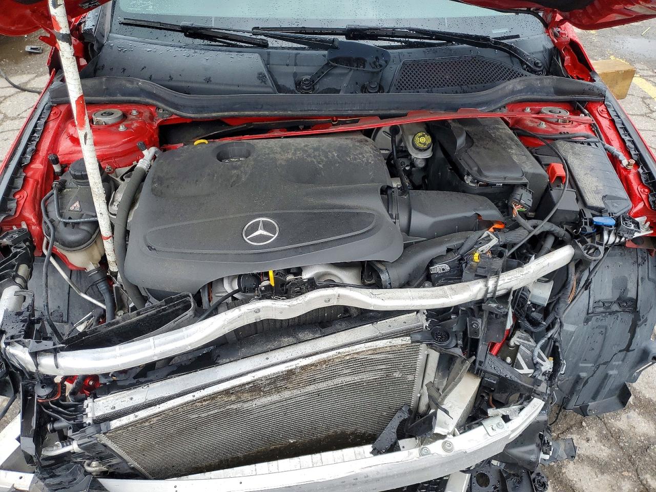 2019 Mercedes-benz Cla 250 4matic Red vin: WDDSJ4GB5KN762529