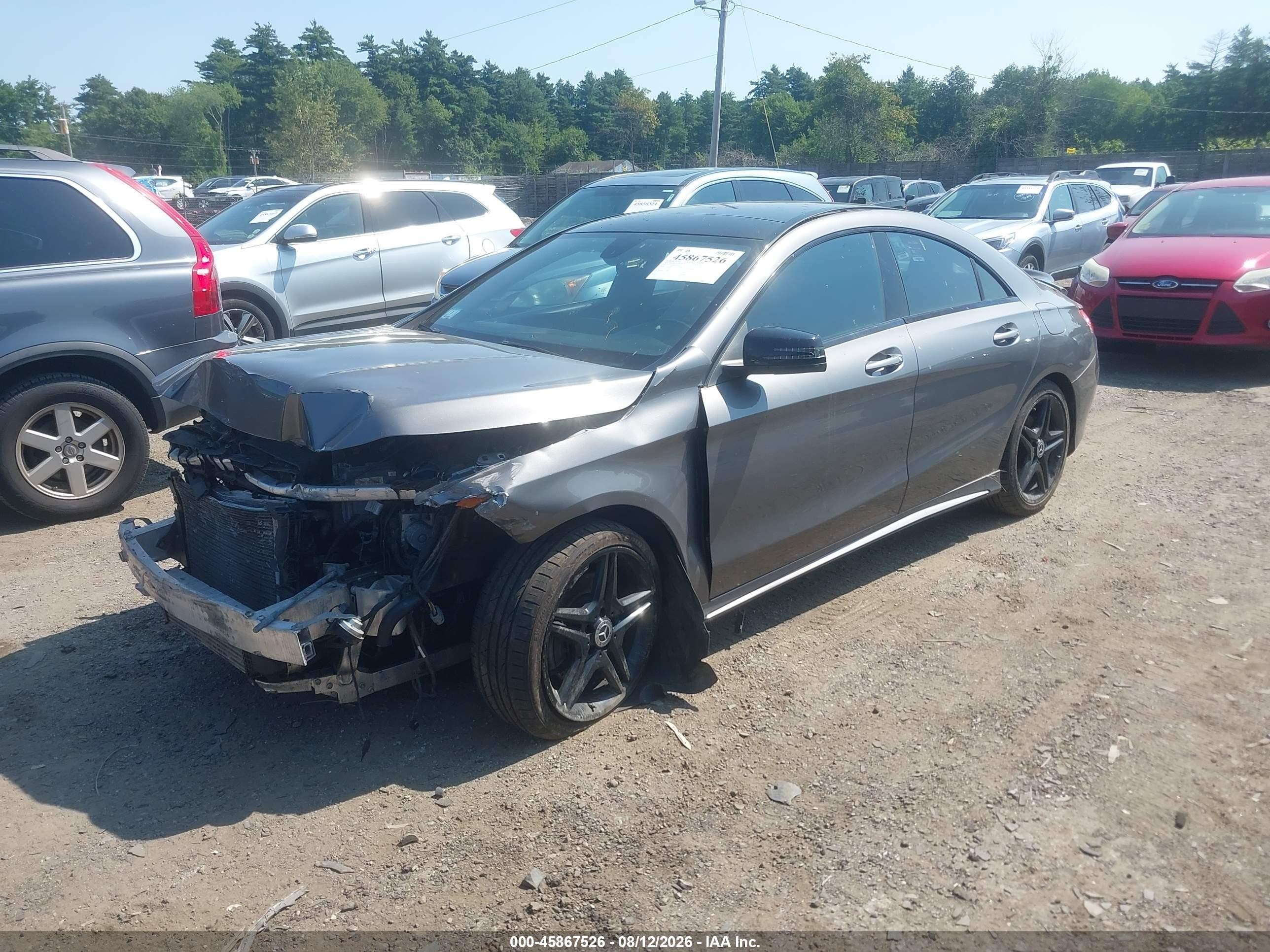 2014 Mercedes-benz Cla 250 4matic Gray vin: WDDSJ4GB6EN076228