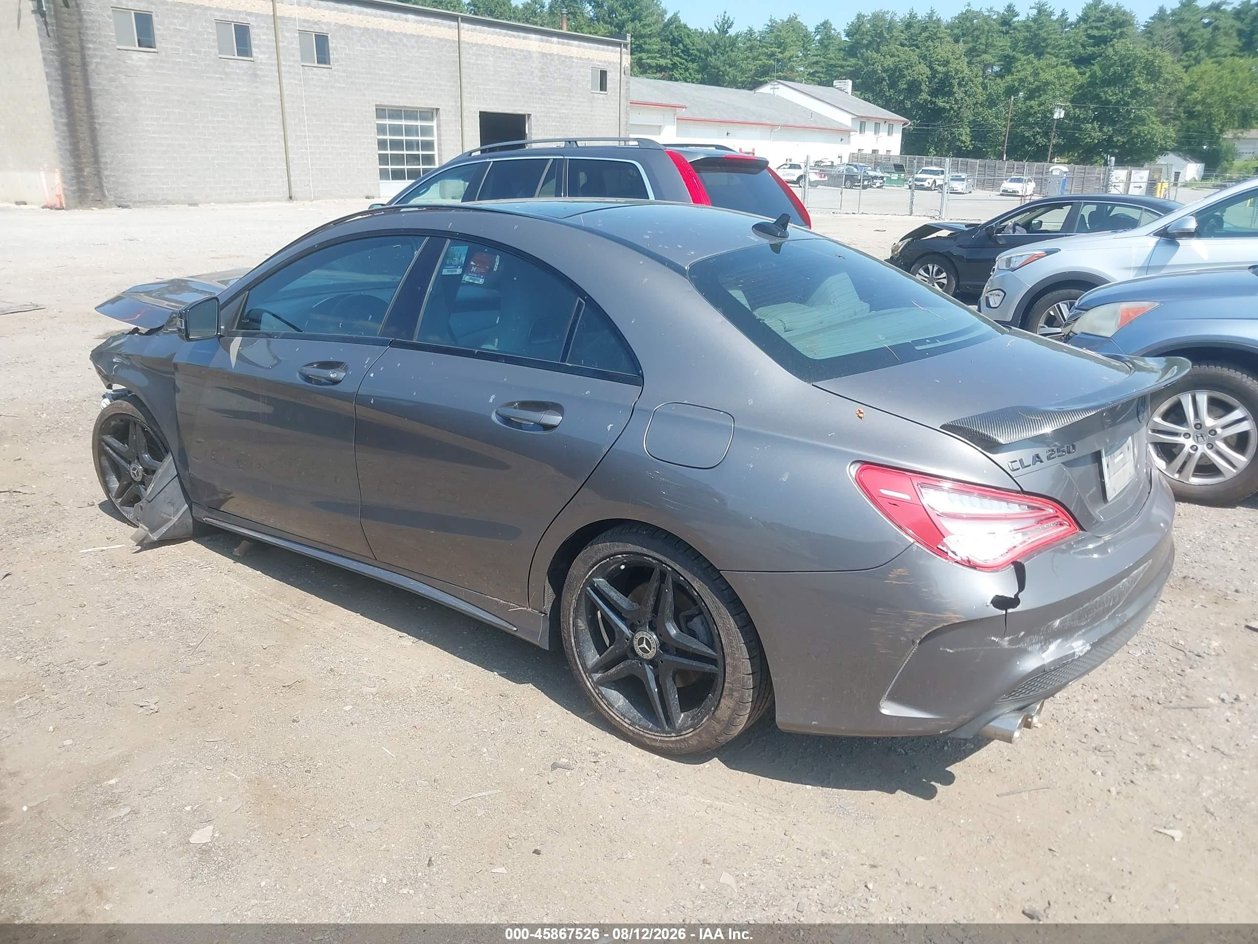 2014 Mercedes-benz Cla 250 4matic Gray vin: WDDSJ4GB6EN076228