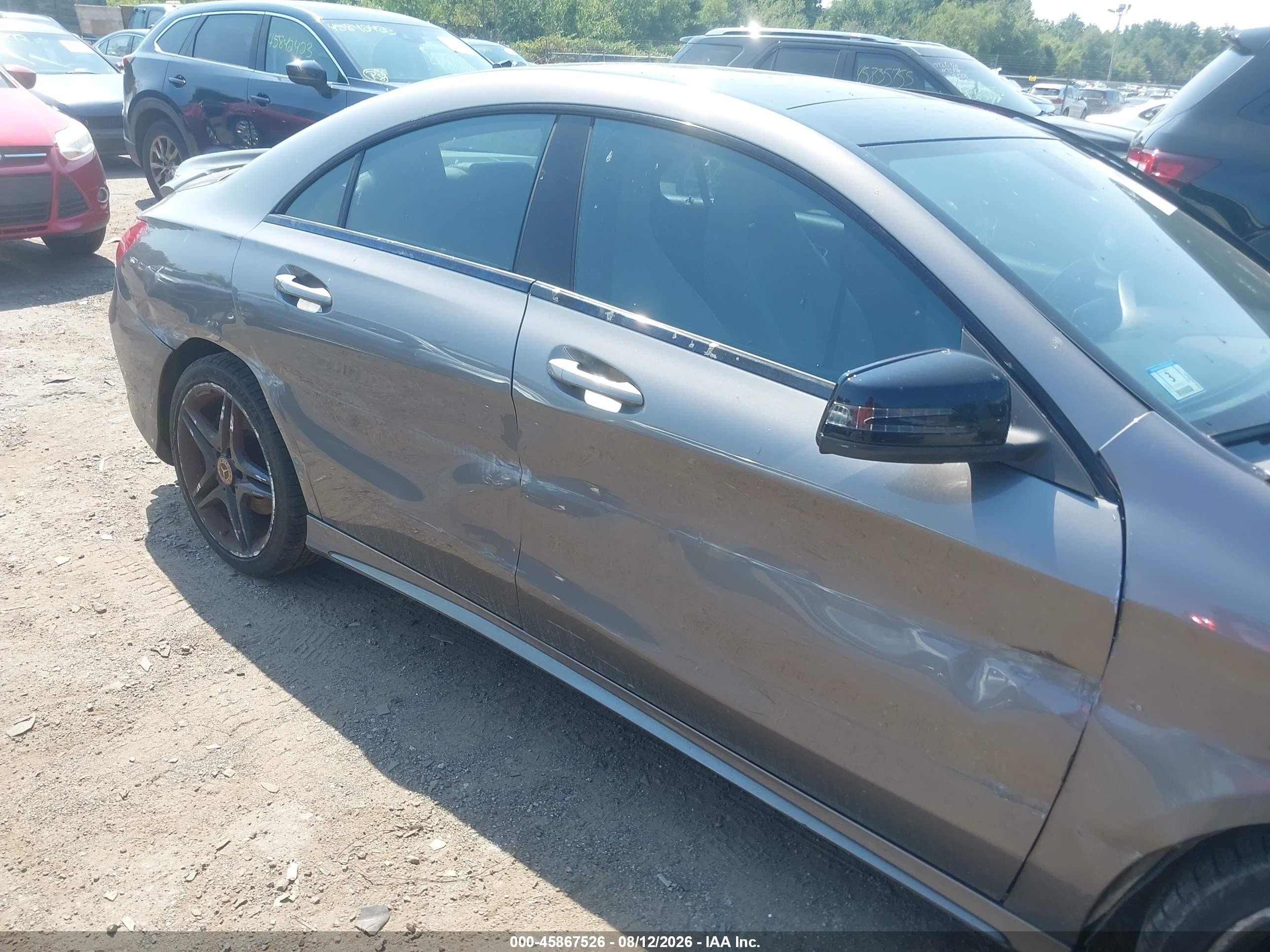 2014 Mercedes-benz Cla 250 4matic Gray vin: WDDSJ4GB6EN076228