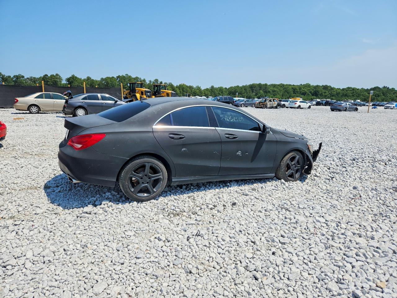 2014 Mercedes-benz Cla 250 4matic Черный vin: WDDSJ4GB6EN144639