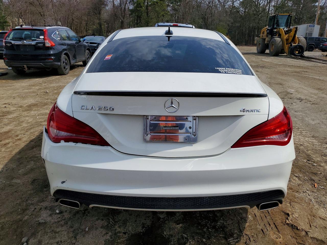 2015 Mercedes-benz Cla 250 4matic White vin: WDDSJ4GB6FN174127
