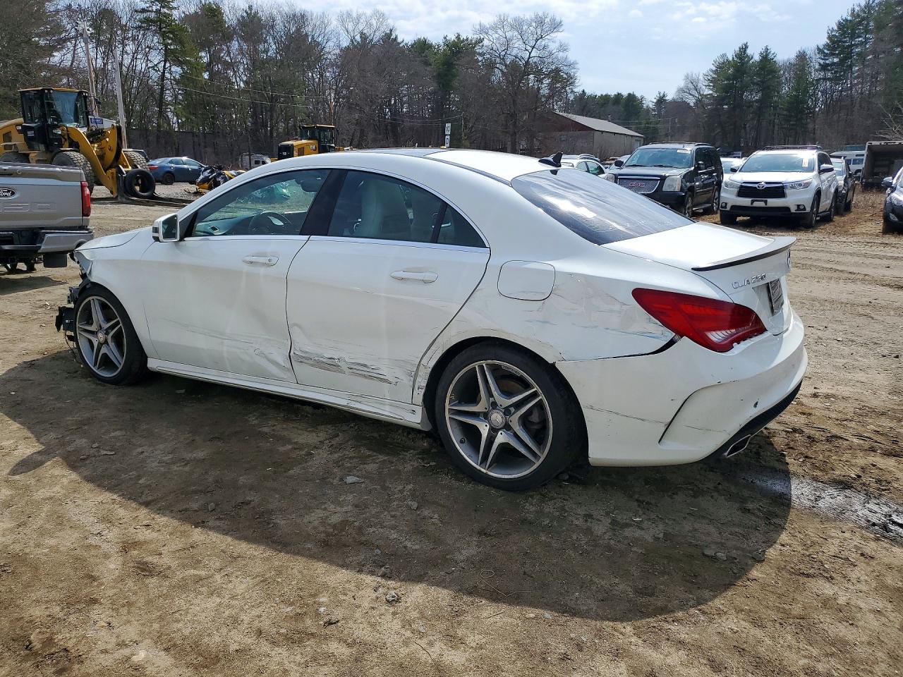 2015 Mercedes-benz Cla 250 4matic White vin: WDDSJ4GB6FN174127