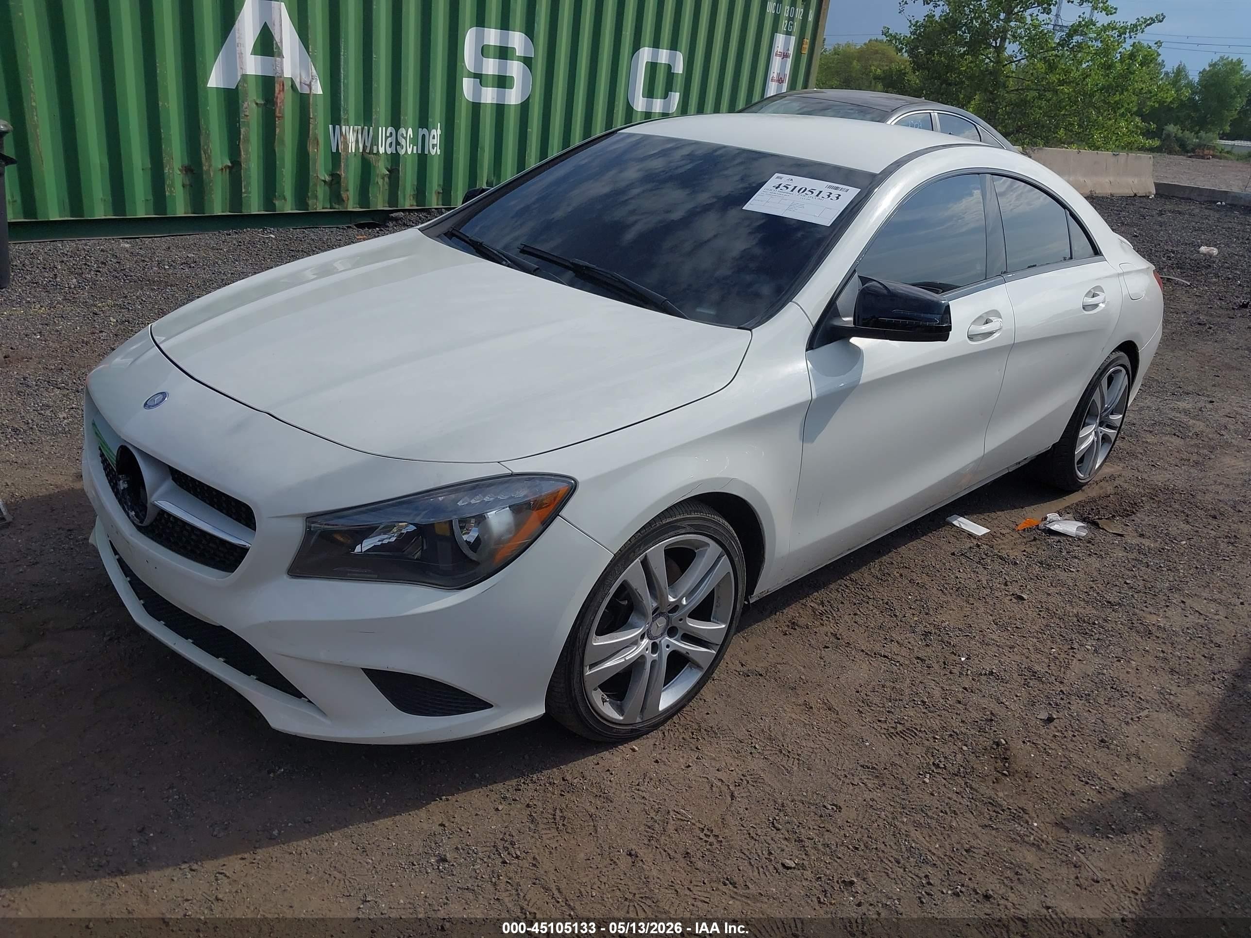 2015 Mercedes-benz Cla 250 4matic Белый vin: WDDSJ4GB6FN187332