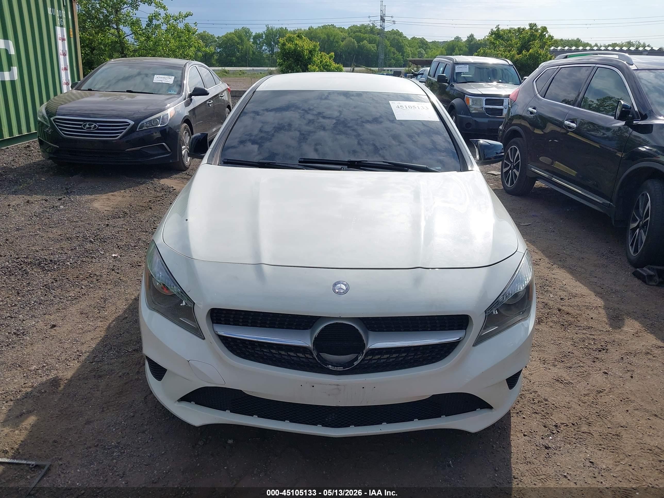 2015 Mercedes-benz Cla 250 4matic Белый vin: WDDSJ4GB6FN187332