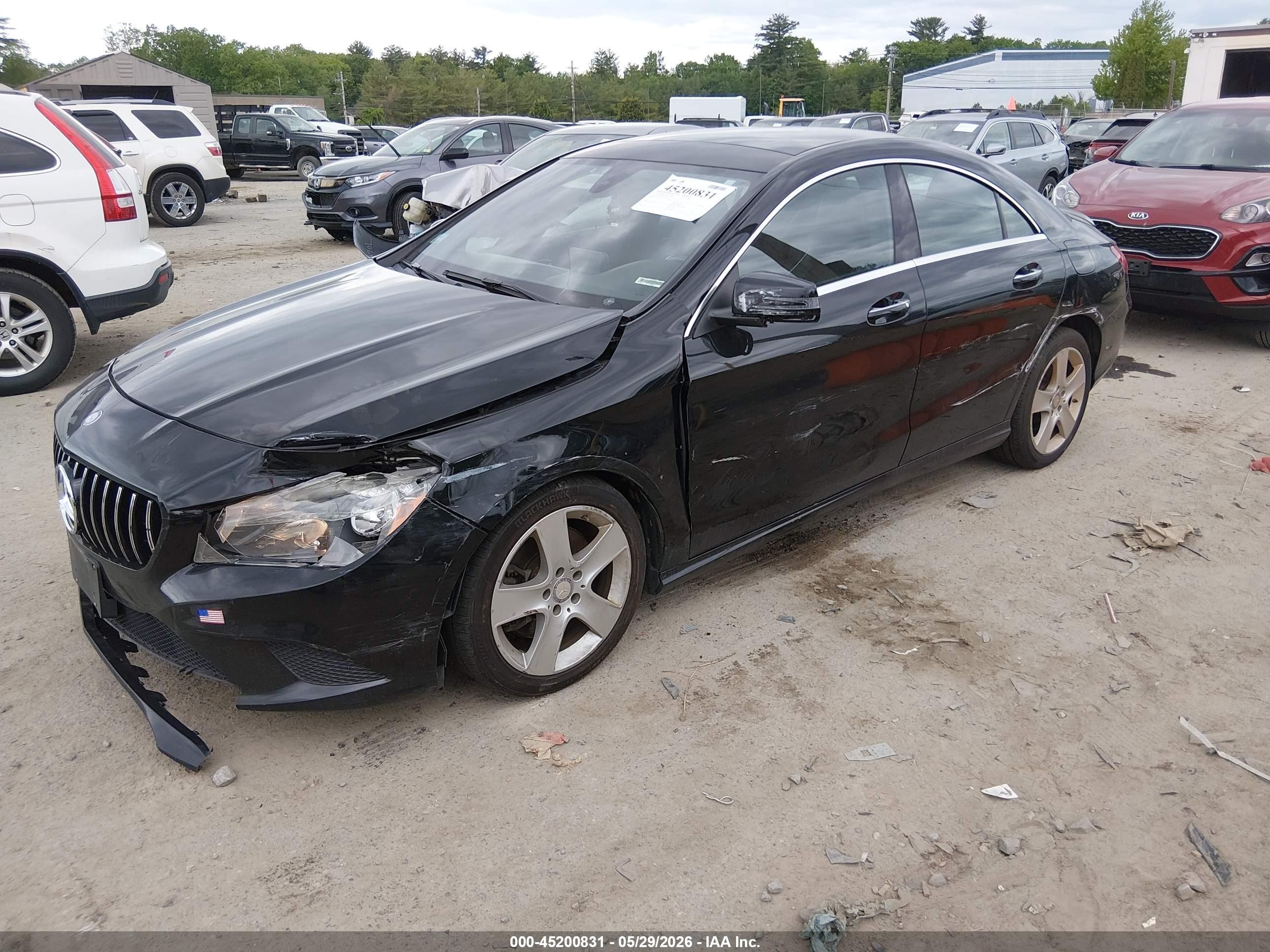 2015 Mercedes-benz Cla 250 4matic Black vin: WDDSJ4GB6FN222032