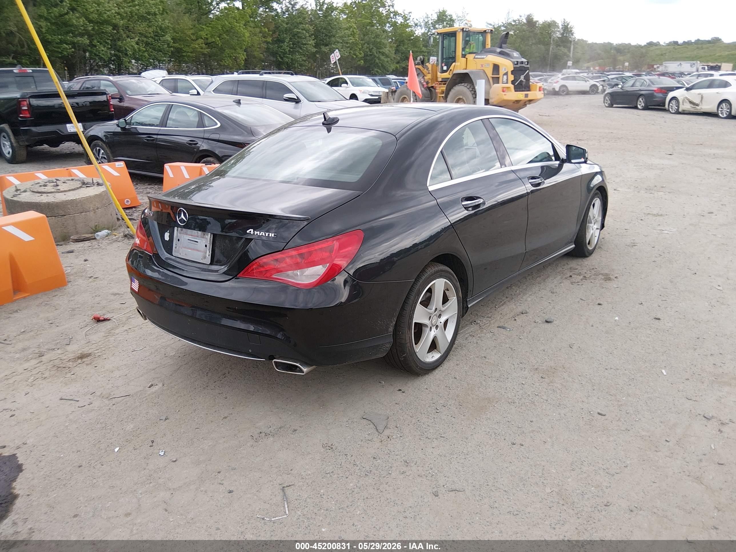 2015 Mercedes-benz Cla 250 4matic Black vin: WDDSJ4GB6FN222032