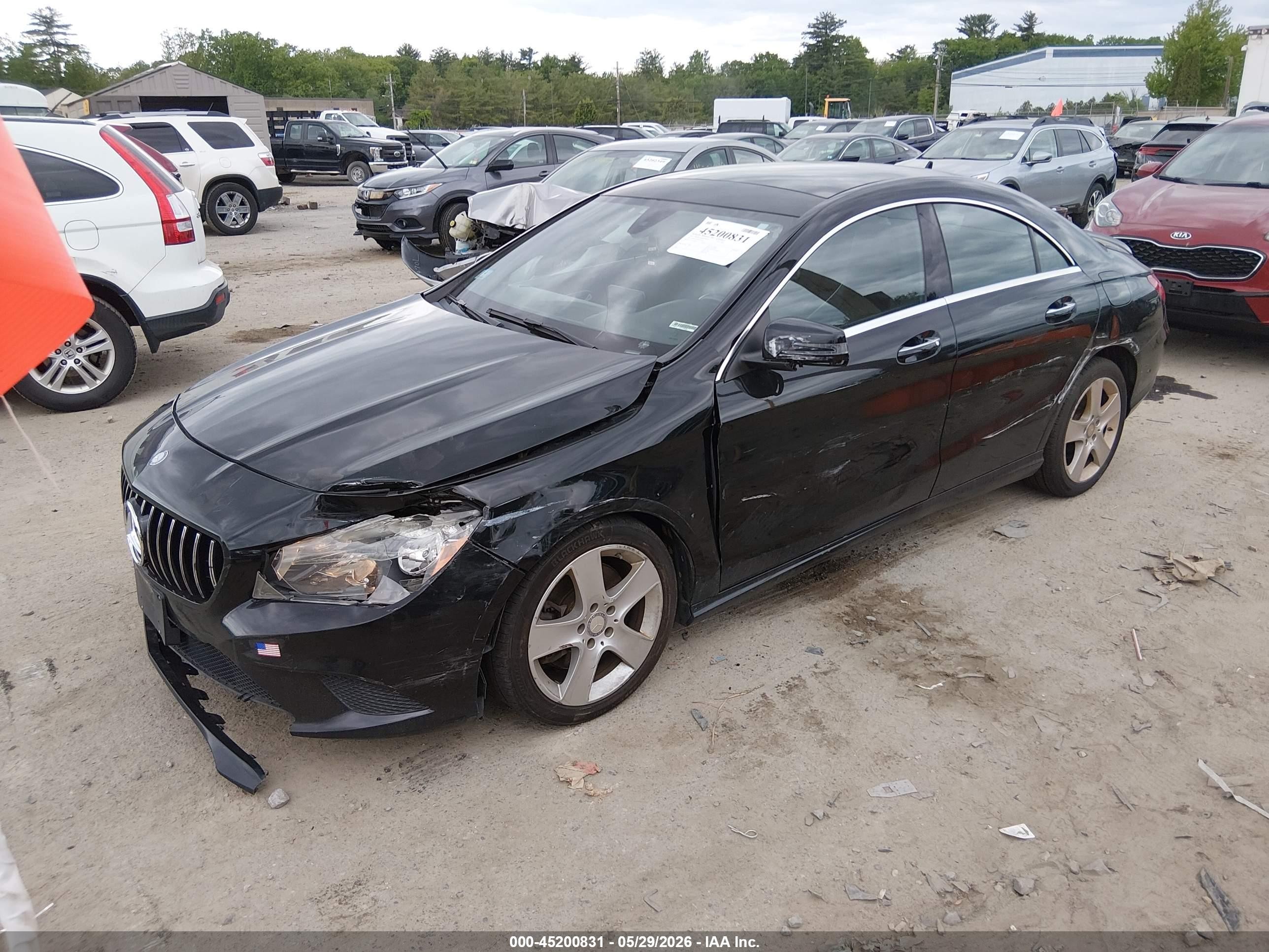 2015 Mercedes-benz Cla 250 4matic Black vin: WDDSJ4GB6FN222032