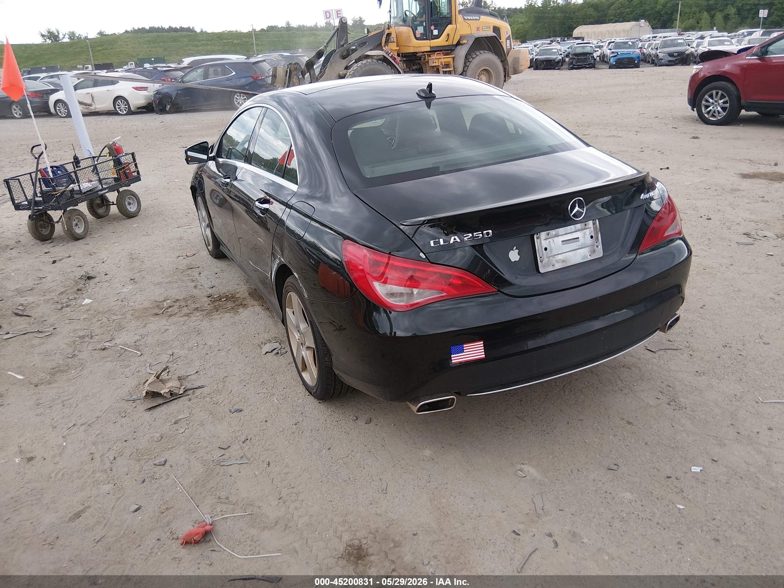 2015 Mercedes-benz Cla 250 4matic Black vin: WDDSJ4GB6FN222032