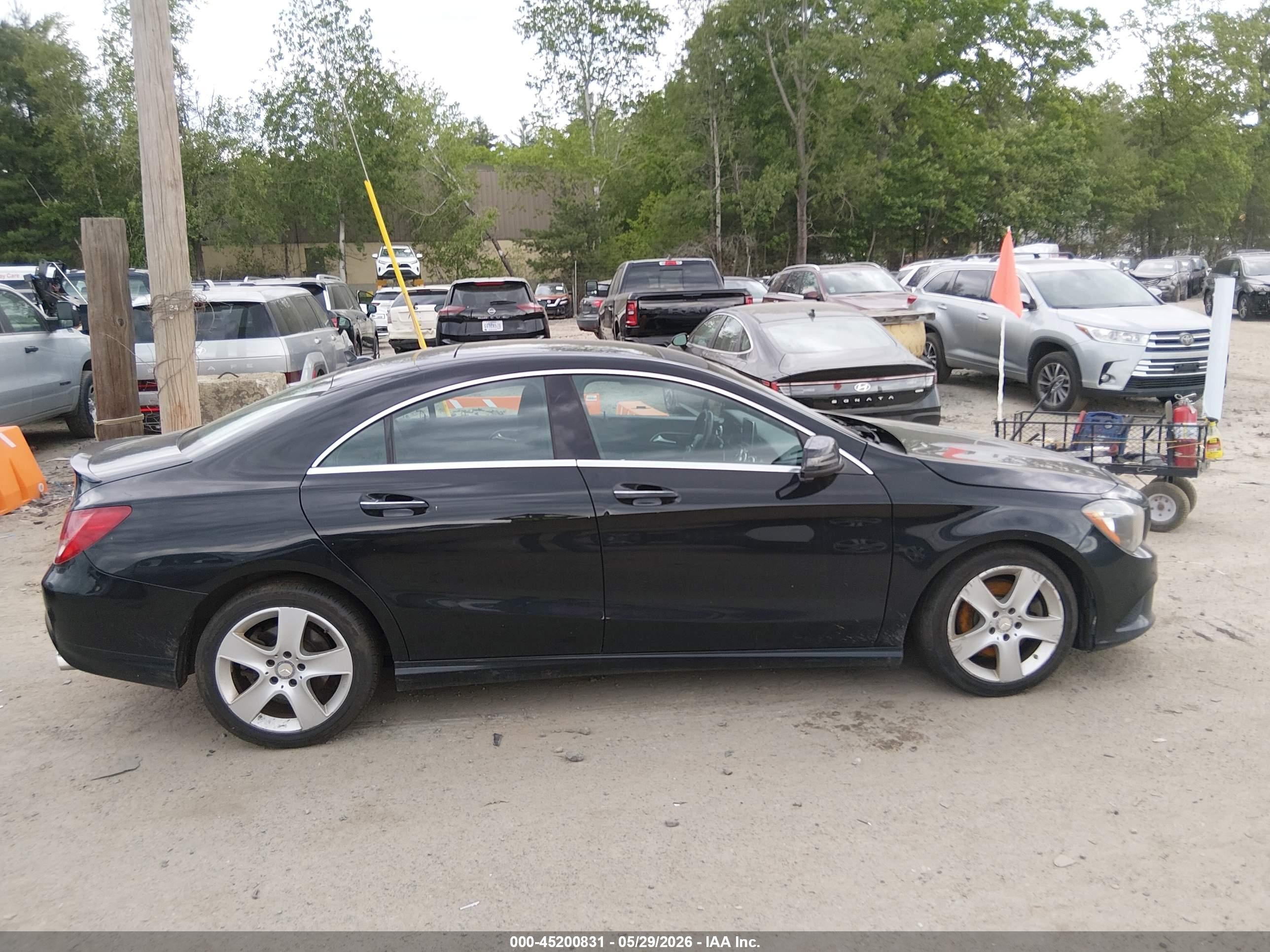 2015 Mercedes-benz Cla 250 4matic Black vin: WDDSJ4GB6FN222032