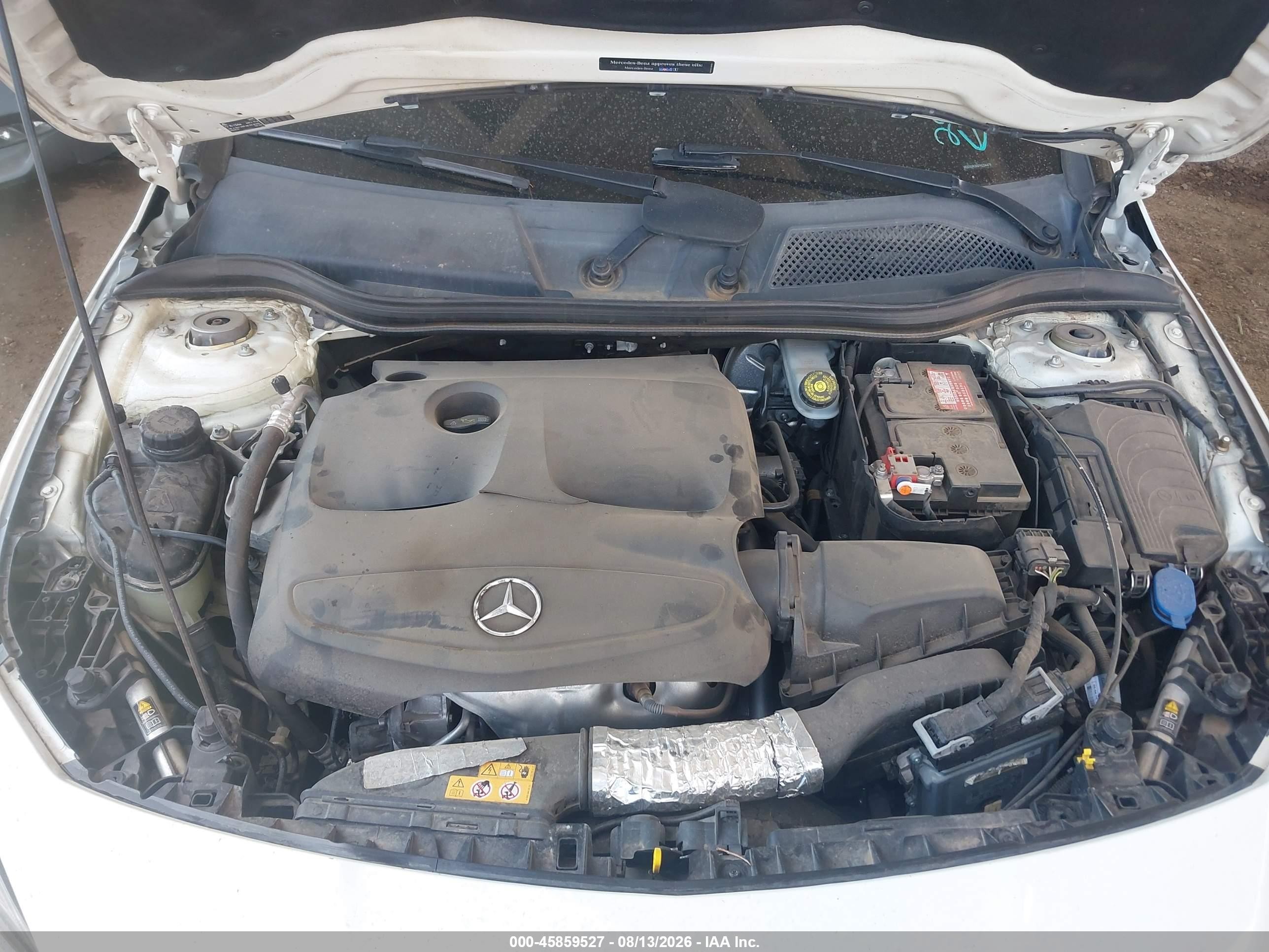2015 Mercedes-benz Cla 250 4matic Белый vin: WDDSJ4GB6FN224475