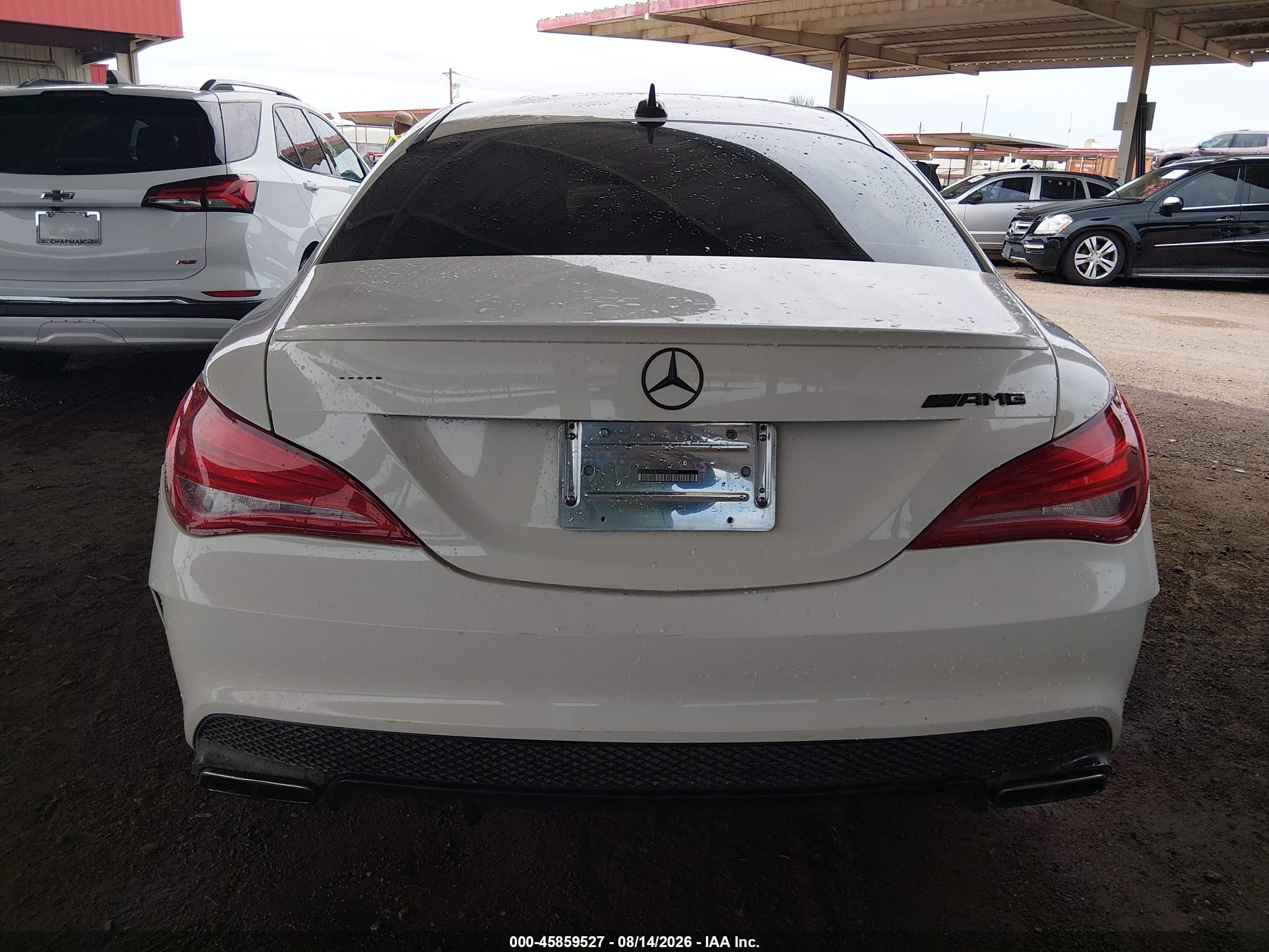 2015 Mercedes-benz Cla 250 4matic Белый vin: WDDSJ4GB6FN224475