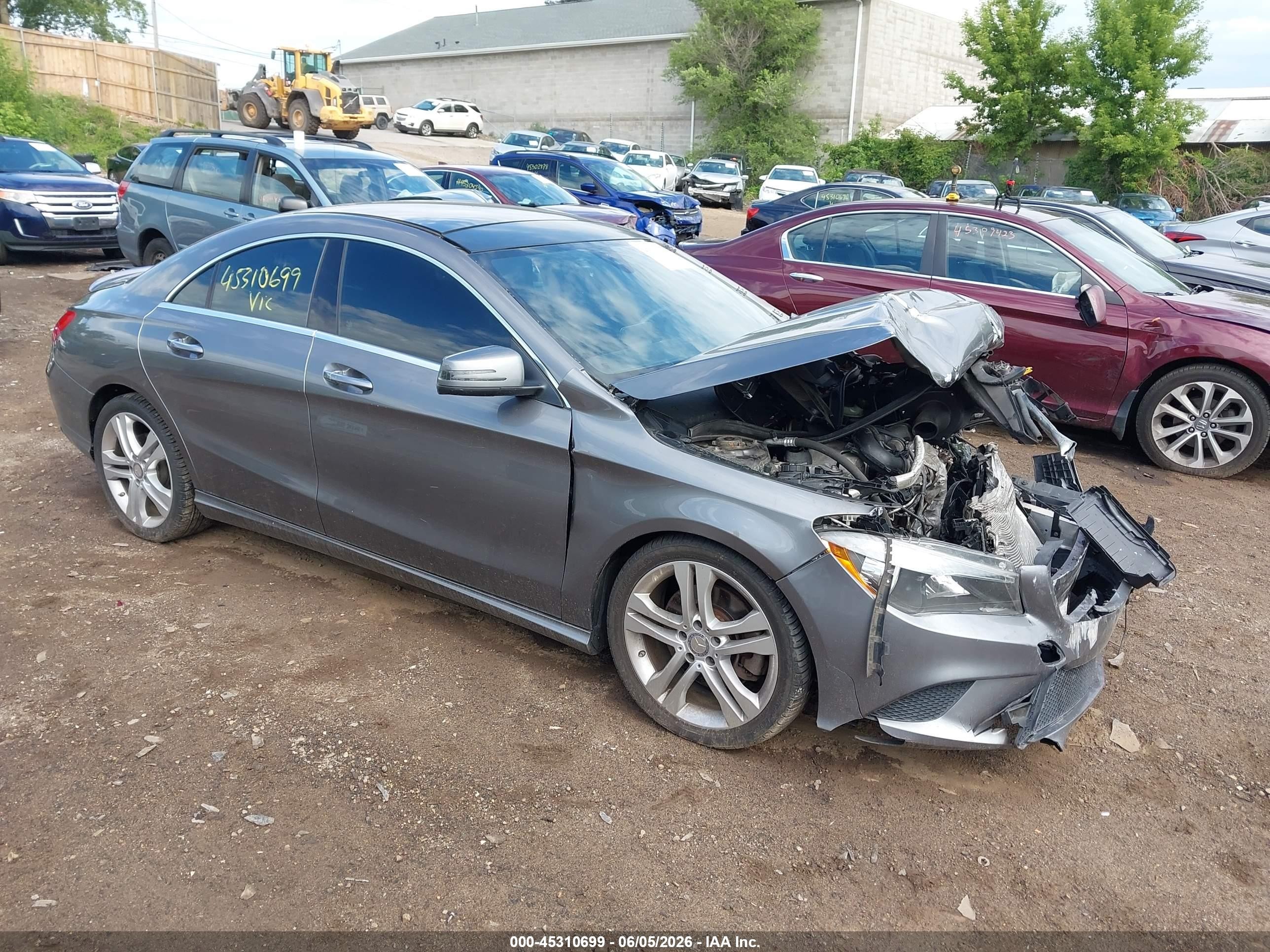 2015 Mercedes-benz Cla 250 4matic Gray vin: WDDSJ4GB6FN266015