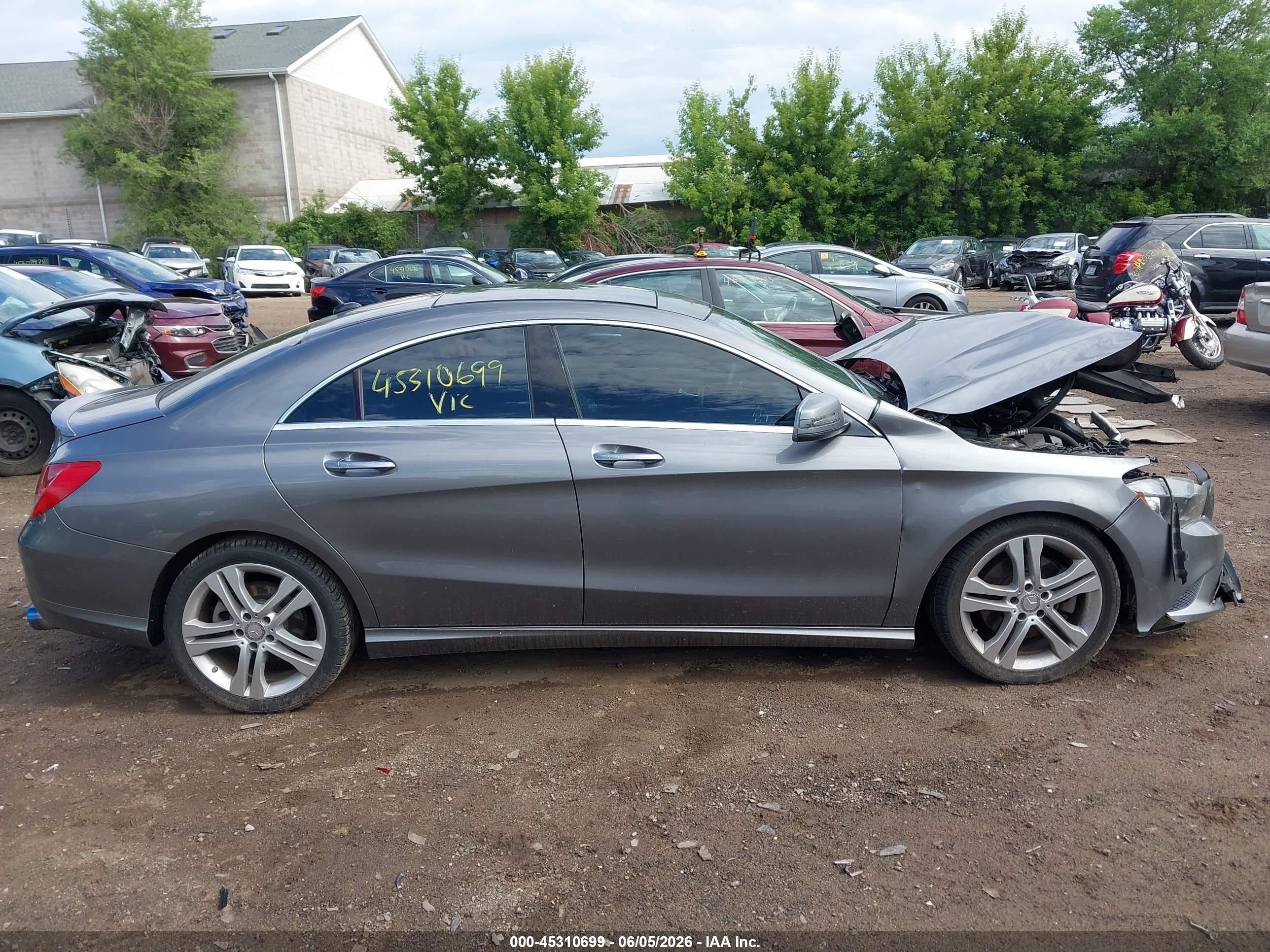 2015 Mercedes-benz Cla 250 4matic Gray vin: WDDSJ4GB6FN266015