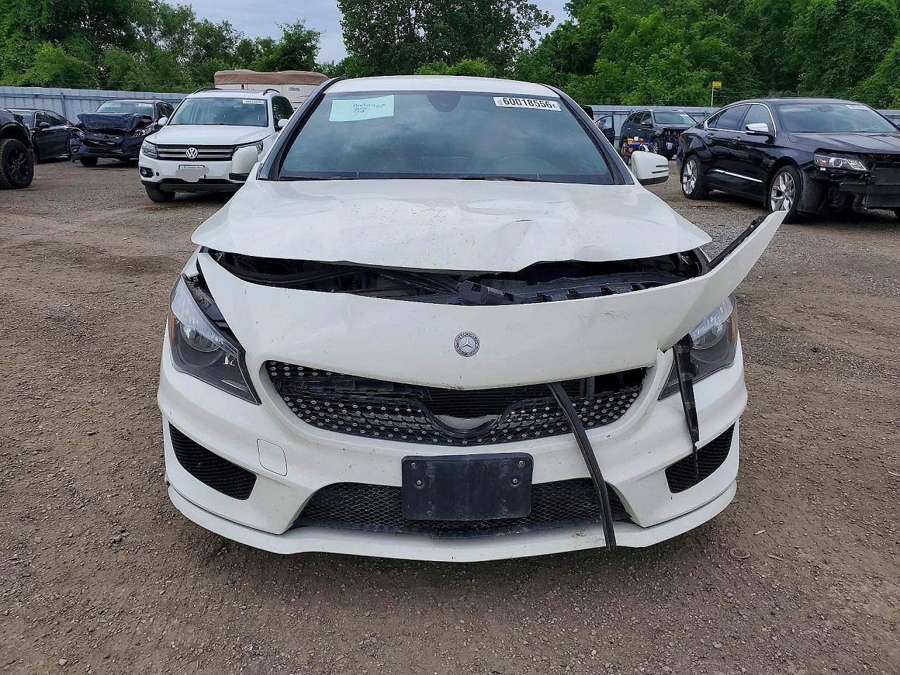 2015 Mercedes-benz Cla 250 4matic White vin: WDDSJ4GB6FN271182