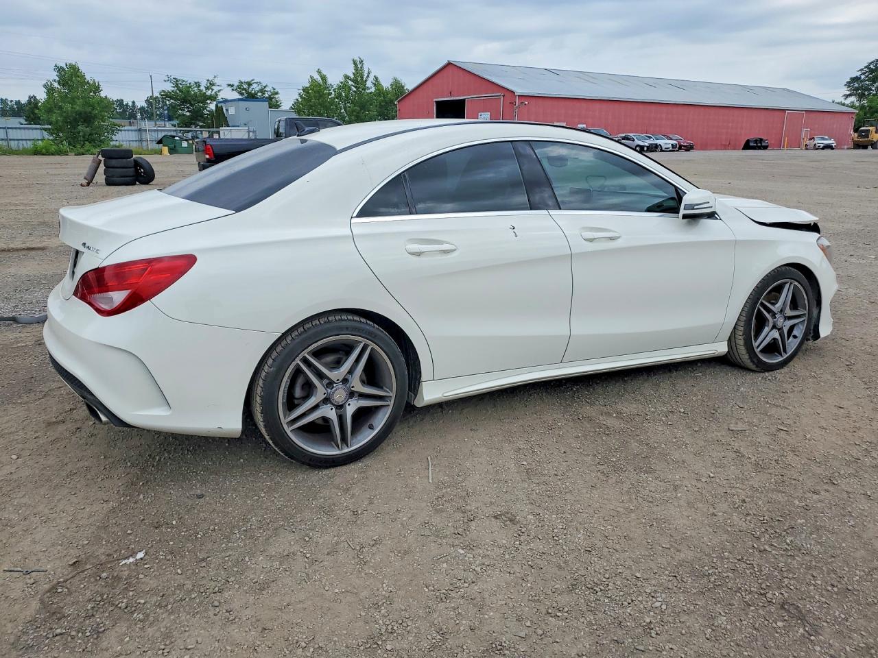 2015 Mercedes-benz Cla 250 4matic White vin: WDDSJ4GB6FN271182