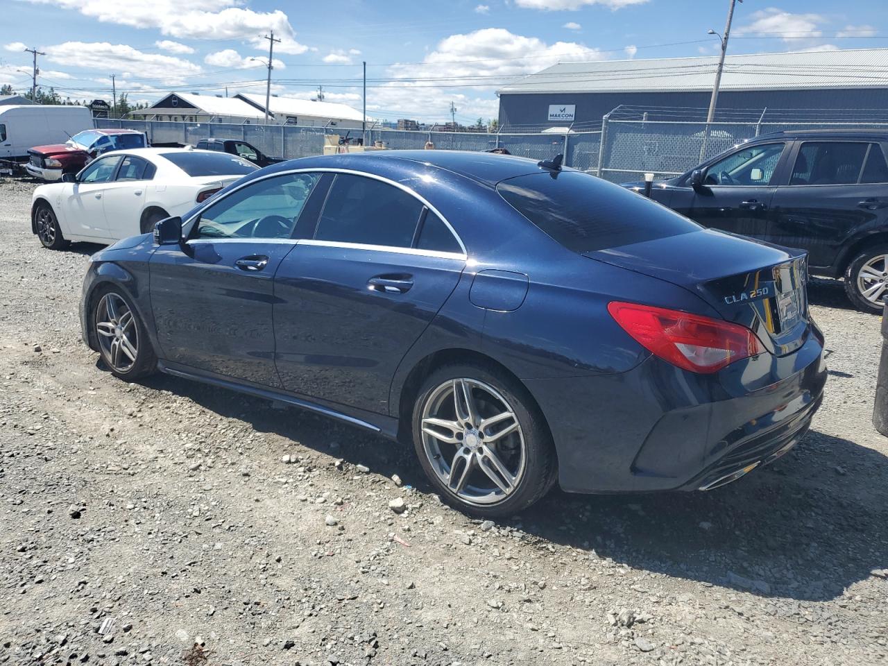 2017 Mercedes-benz Cla 250 4matic Blue vin: WDDSJ4GB6HN421018