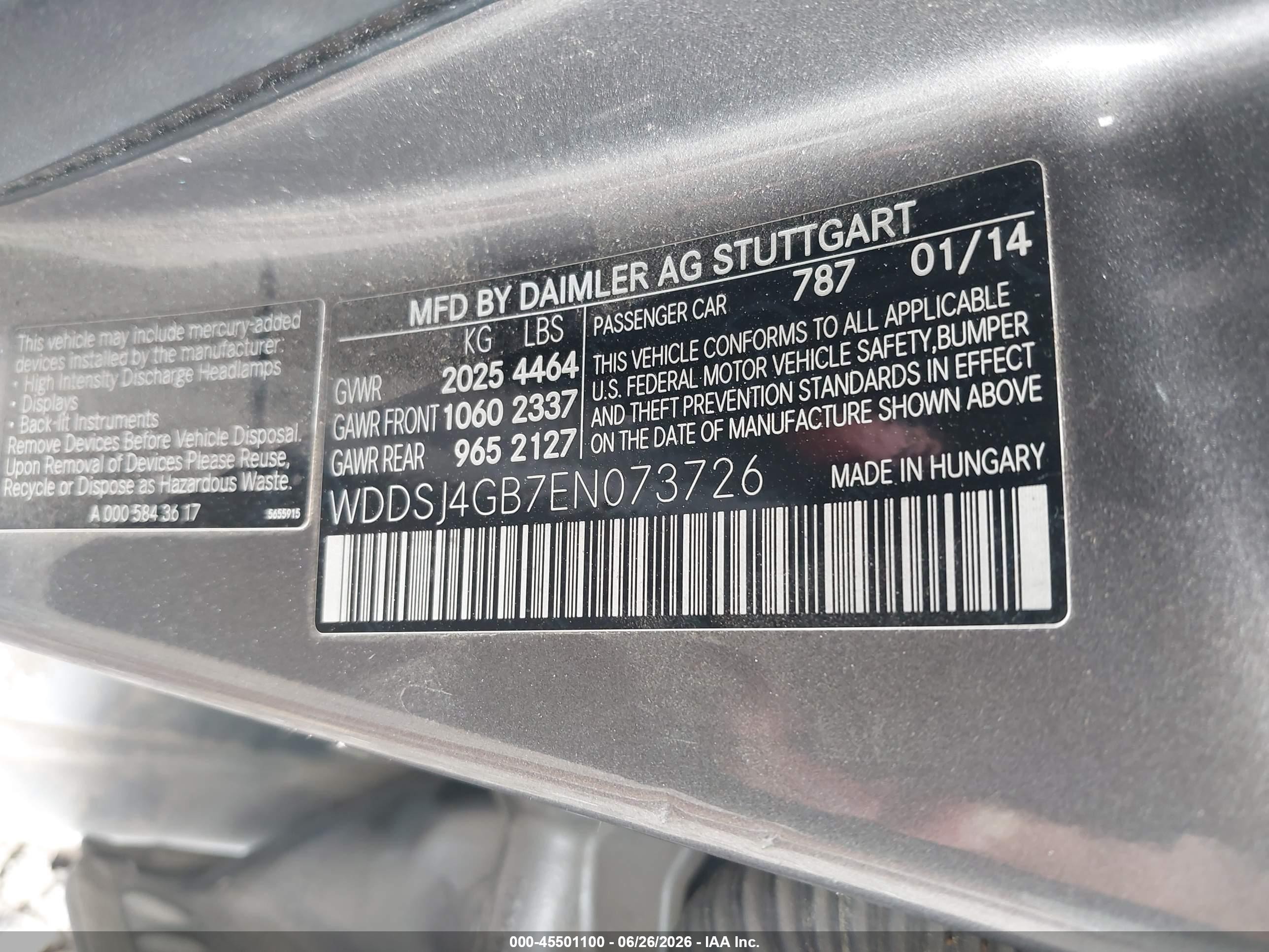 2014 Mercedes-benz Cla 250 4matic Gray vin: WDDSJ4GB7EN073726