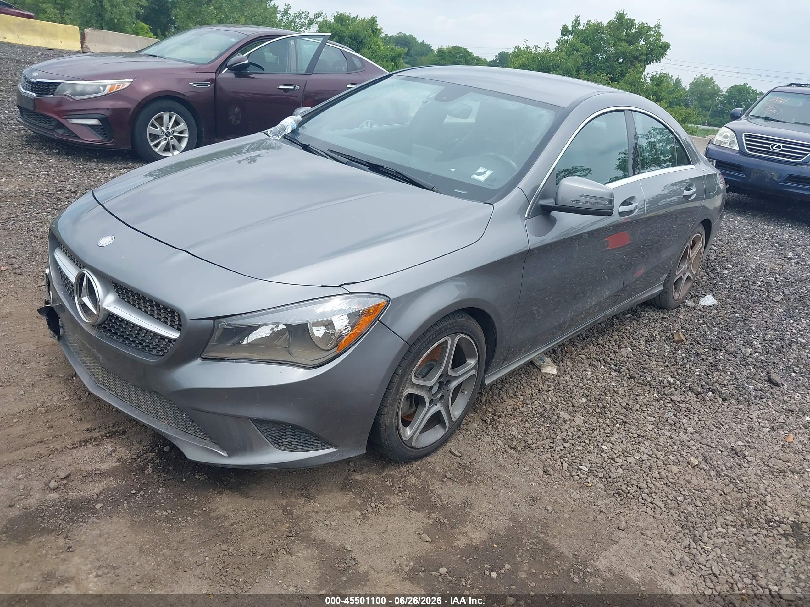 2014 Mercedes-benz Cla 250 4matic Gray vin: WDDSJ4GB7EN073726