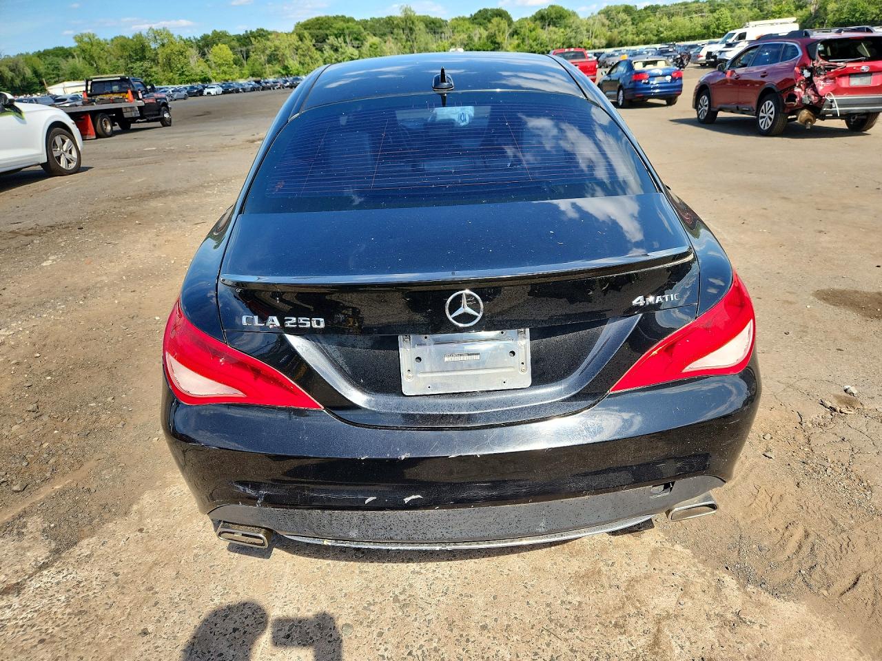 2014 Mercedes-benz Cla 250 4matic Черный vin: WDDSJ4GB7EN112556