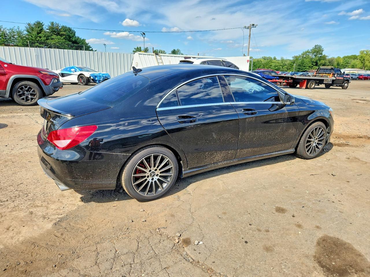 2014 Mercedes-benz Cla 250 4matic Черный vin: WDDSJ4GB7EN112556