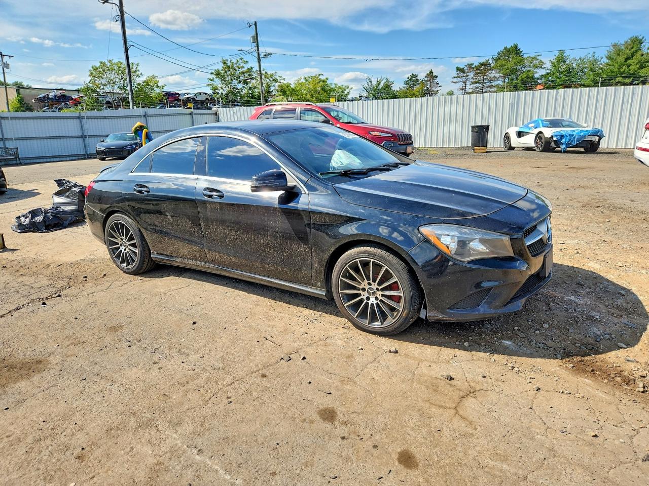 2014 Mercedes-benz Cla 250 4matic Черный vin: WDDSJ4GB7EN112556