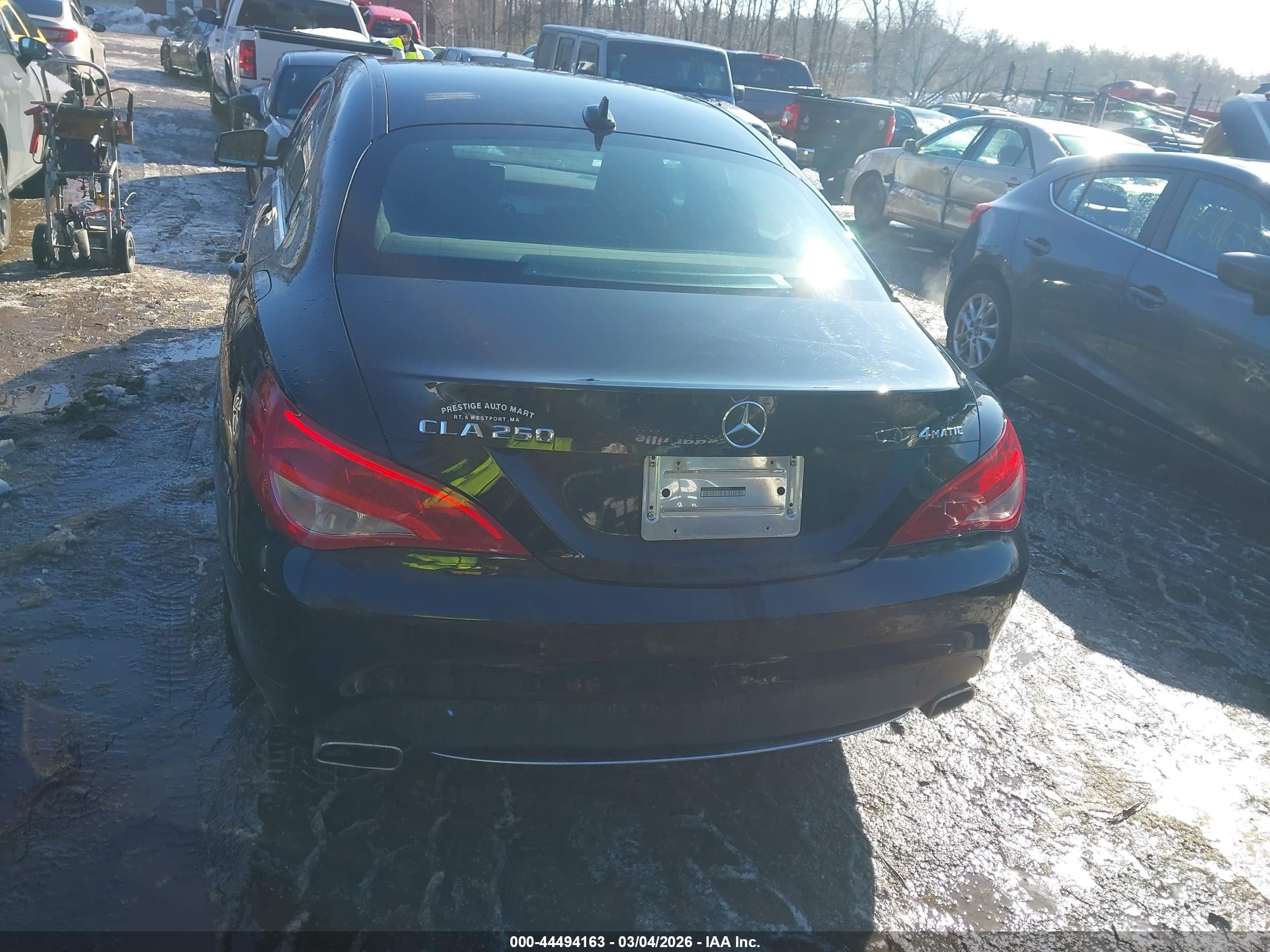 2014 Mercedes-benz Cla 250 4matic Black vin: WDDSJ4GB7EN118549