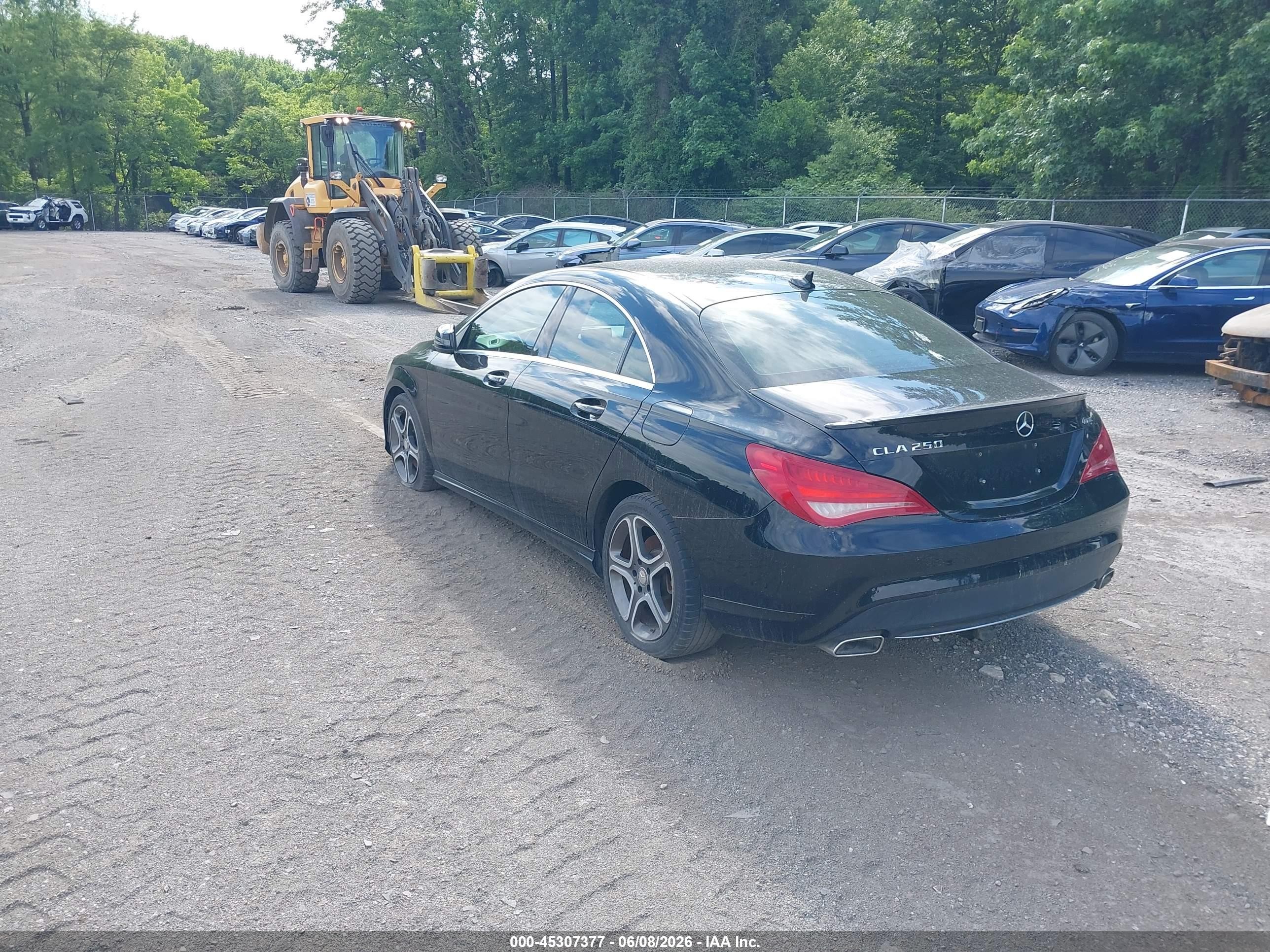 2014 Mercedes-benz Cla 250 4matic Black vin: WDDSJ4GB7EN120740