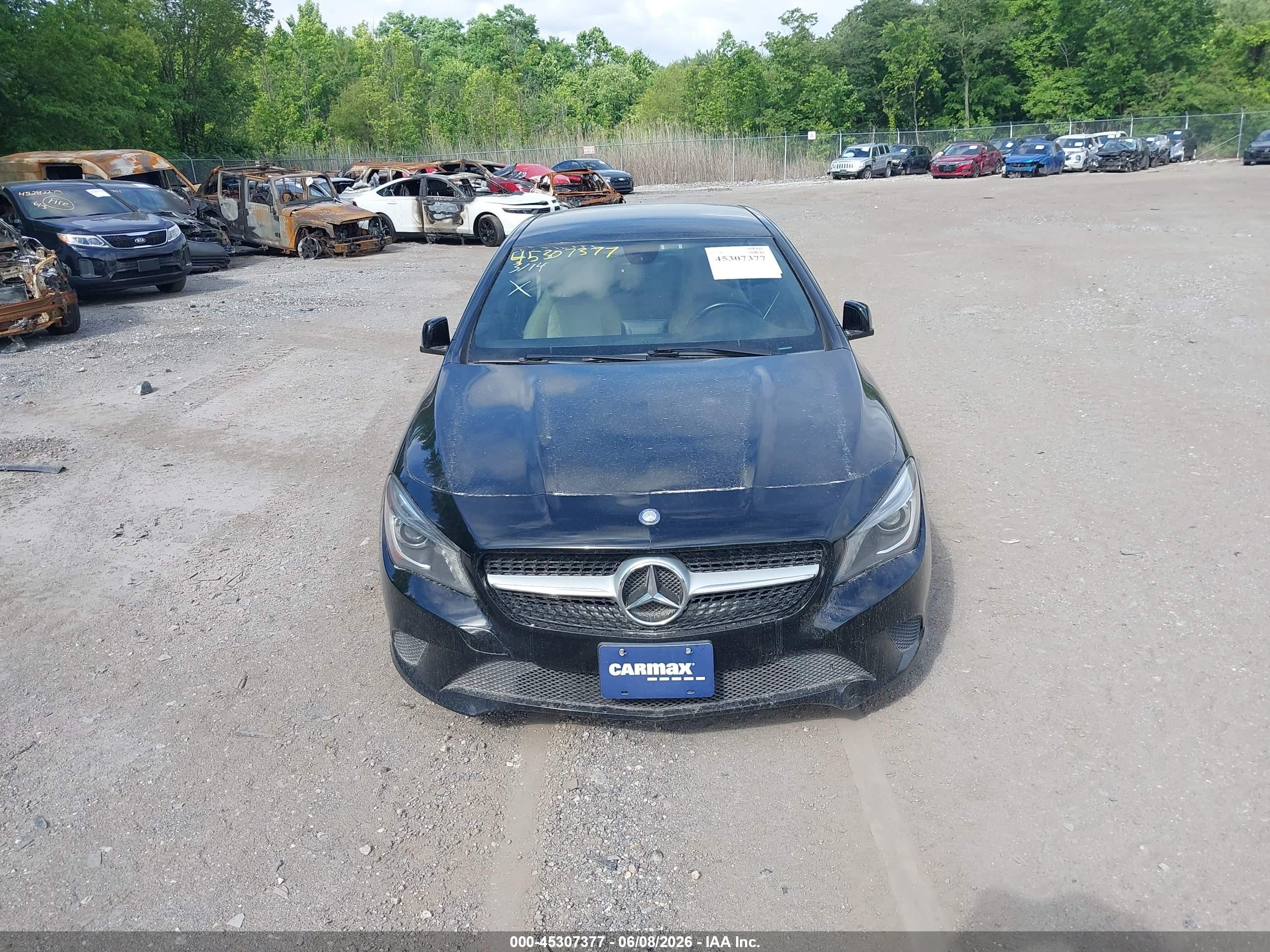 2014 Mercedes-benz Cla 250 4matic Black vin: WDDSJ4GB7EN120740
